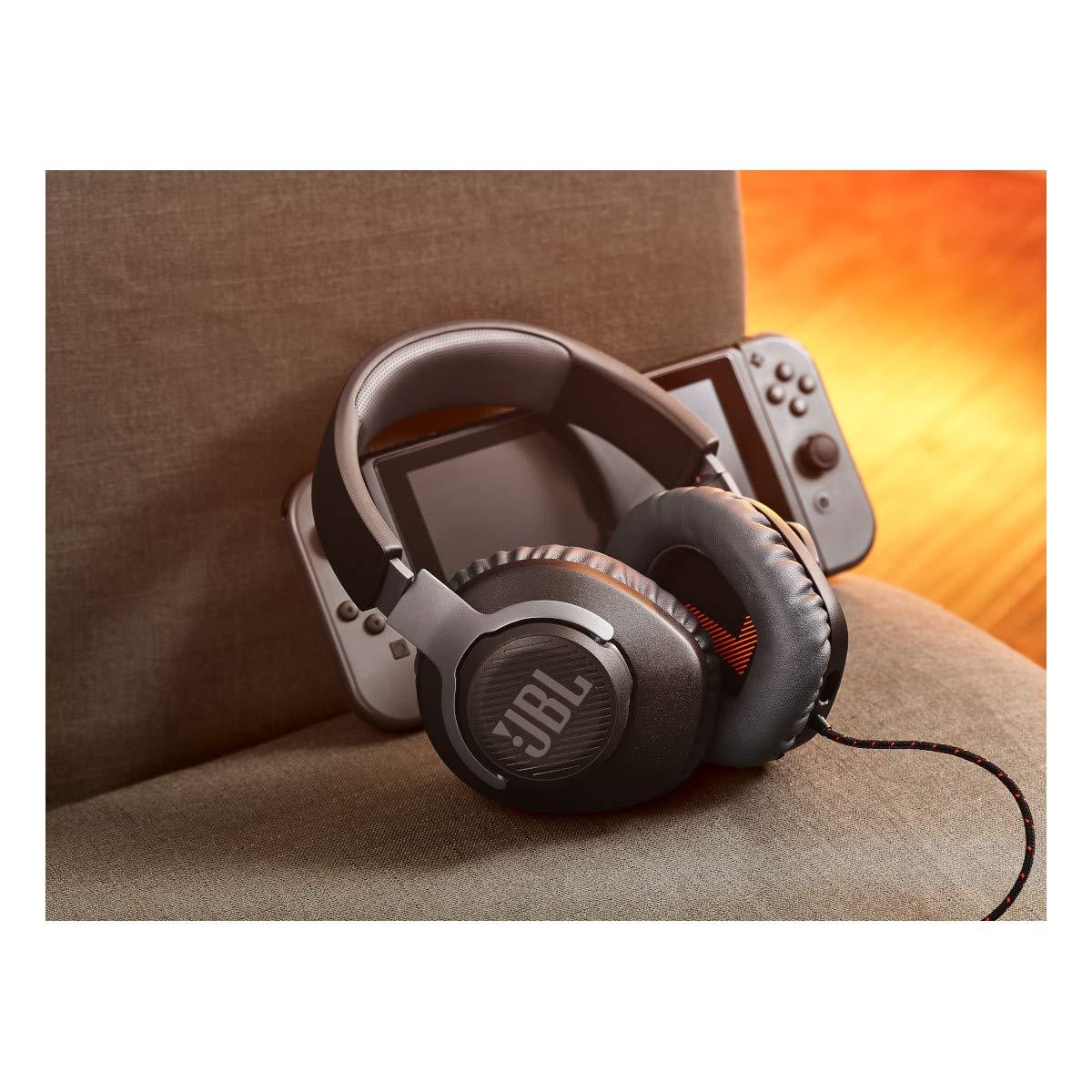 JBL Quantum 100 - Wired Over-Ear Gaming Headphones - Black, Large - Image 2
