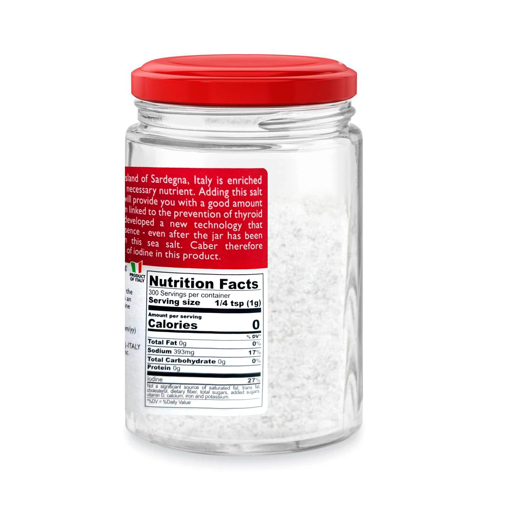 Seasonello Coarse Sea Salt Enriched with Iodine, 10.58 Ounce - Image 2