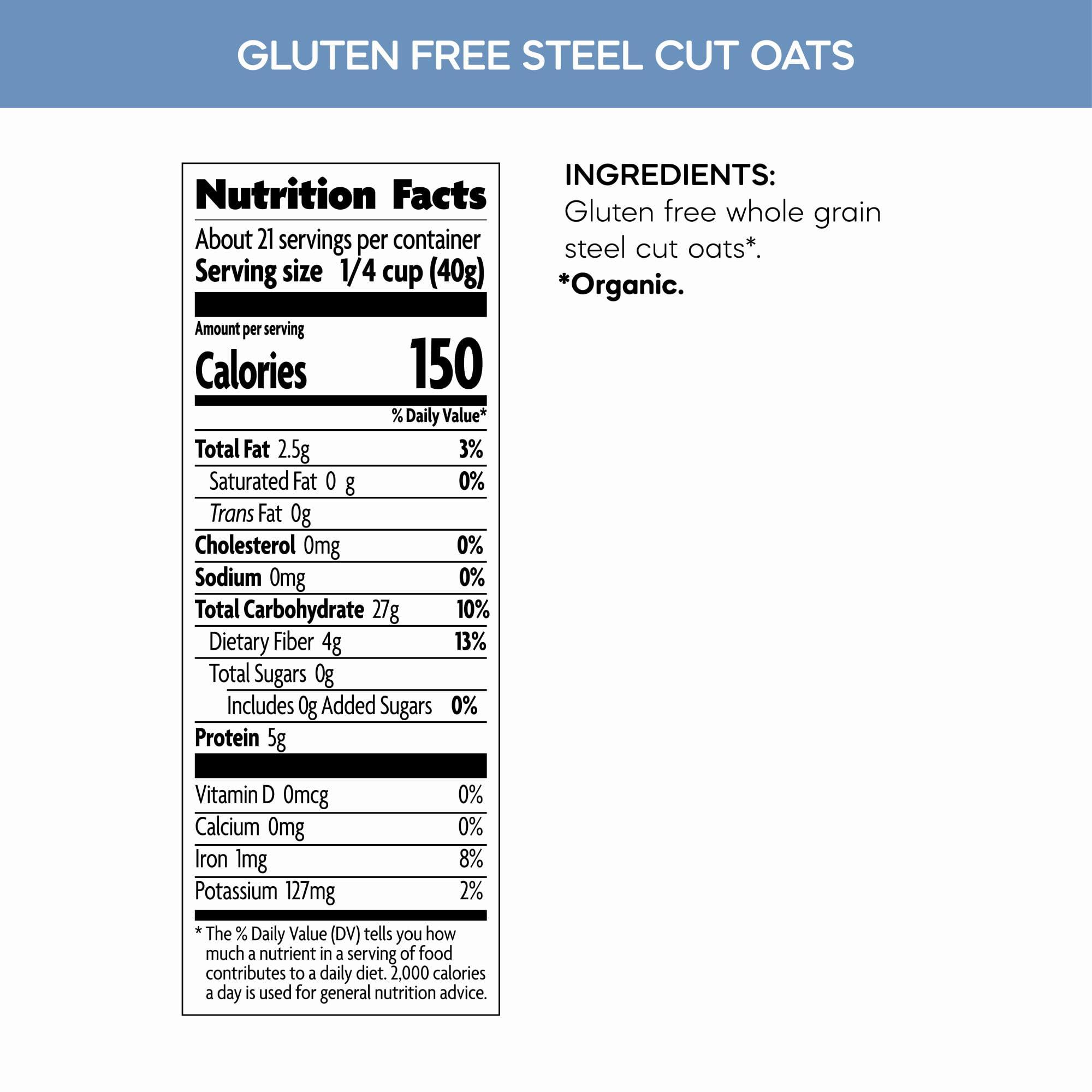 Nature's Path Organic Steel Cut Oats Oatmeal, 30 oz (Pack of 6), Gluten Free, Non-GMO - Image 2