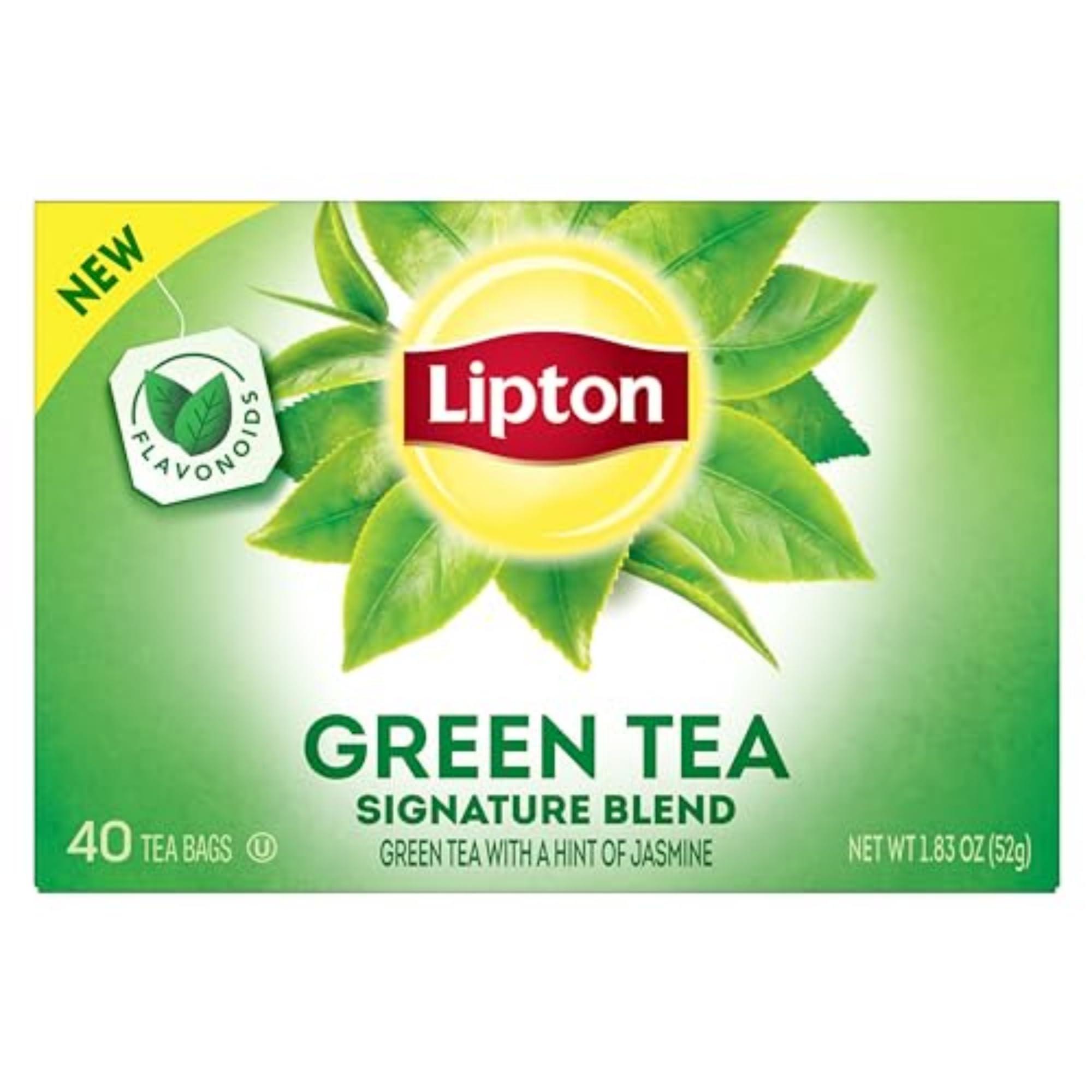 Lipton Signature Blend Green Tea Bags, Unsweetened Teabags for Hot Tea or Iced Tea with Caffeine and Flavonoids, 240 Total Tea Bags (40ct - Pack of 6) - Image 11
