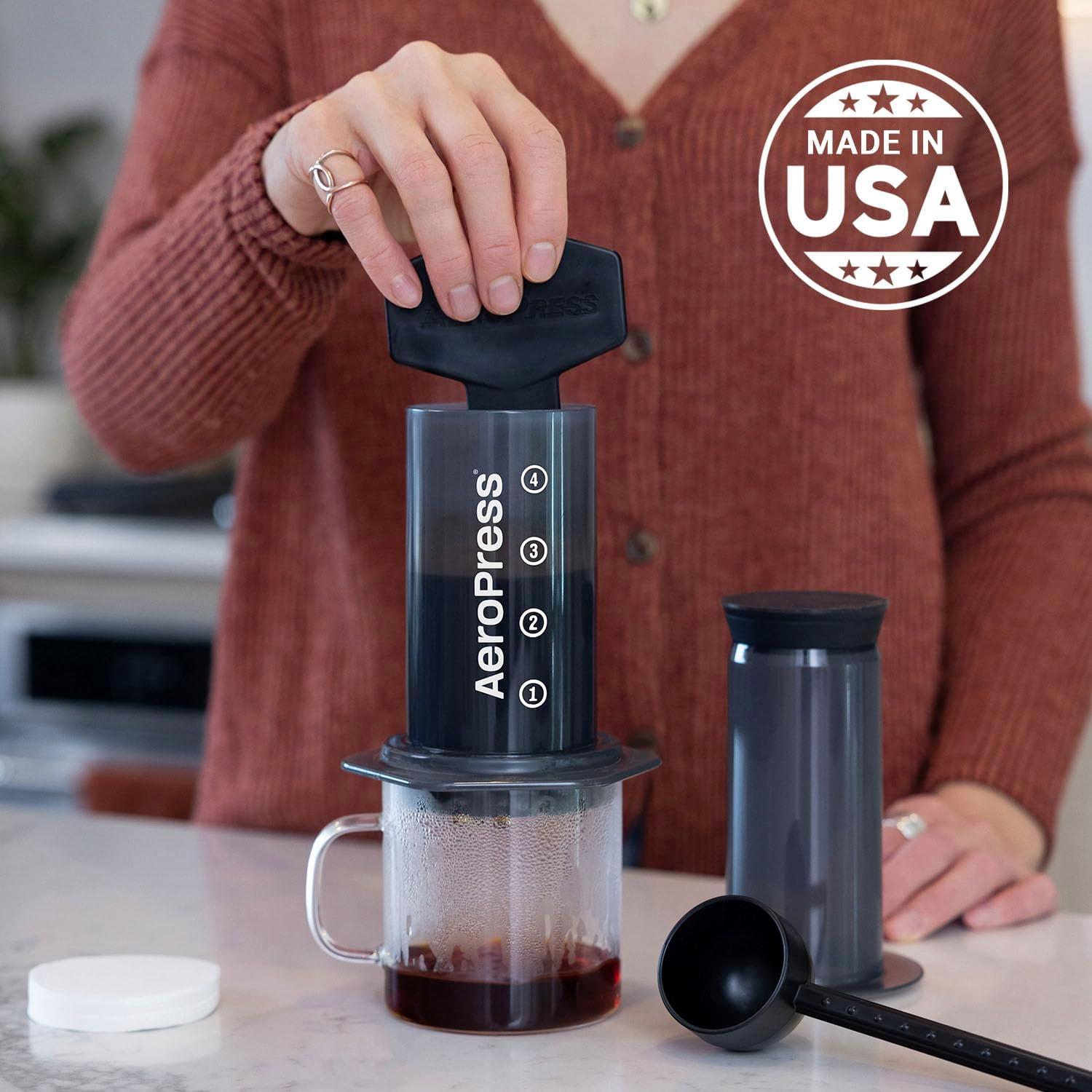 AeroPress Original Coffee Press – 3 In 1 Brew Method Combines French Press, Espresso, Full Bodied Coffee Without Grit or Bitterness, Small Portable Coffee Maker for Camping & Travel - Image 2