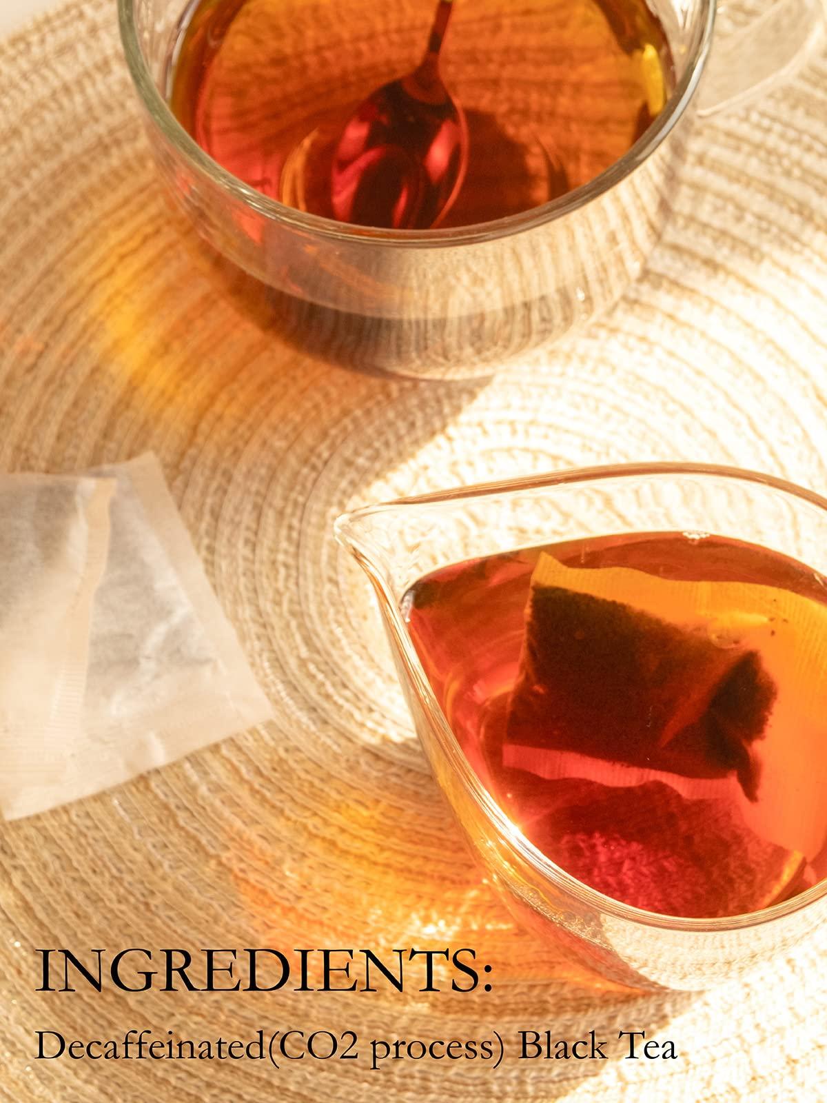 TeeLux Decaf Black Tea Bags, Smooth & Full-Bodied Taste, Premium Decaffeinated Black Tea, 100 Count - Image 3