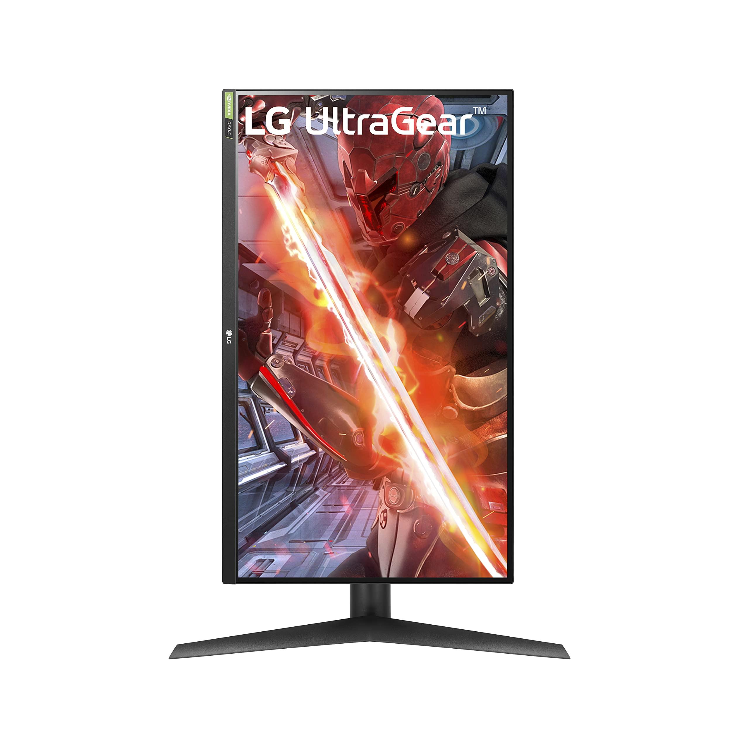 LG UltraGear QHD 27-Inch Gaming Monitor 27GL83A-B - IPS 1ms (GtG), with HDR 10 Compatibility, NVIDIA G-SYNC, and AMD FreeSync, 144Hz, Black - Image 6