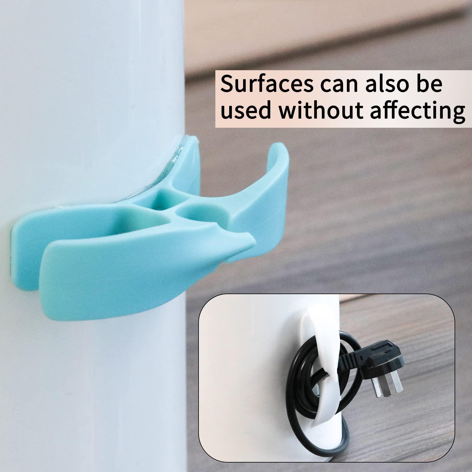 Cord Organizer for Kitchen Appliances - Upgraded Adhesive Cord Winder Wrapper Holder Cable Organizer for Small Appliances, Coffee Makers, Mixer, Pressure Cookers and Air Fryers (Black+Grey, 12 Pack) - Image 2