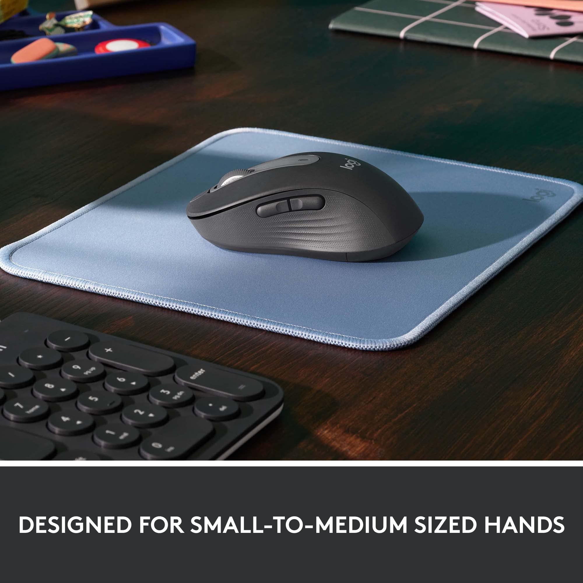 Logitech Signature M650 for Business Wireless Mouse, for Small to Medium Sized Hands, Logi Bolt, Bluetooth, SmartWheel - Graphite - Image 4