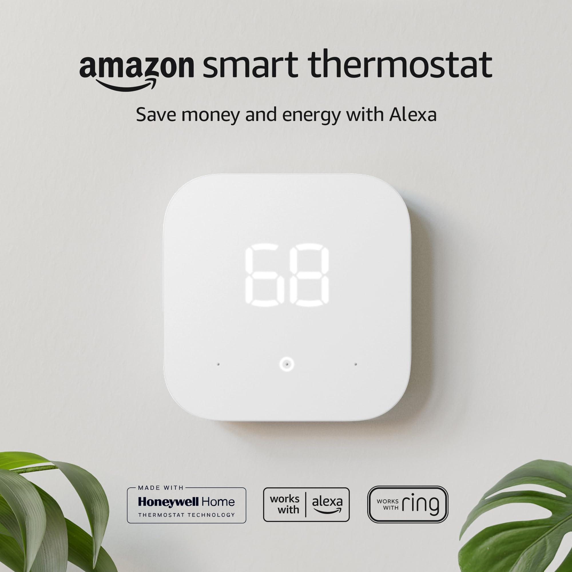 Amazon Smart Thermostat – Save money and energy - Works with Alexa and Ring - C-wire required - Image 6