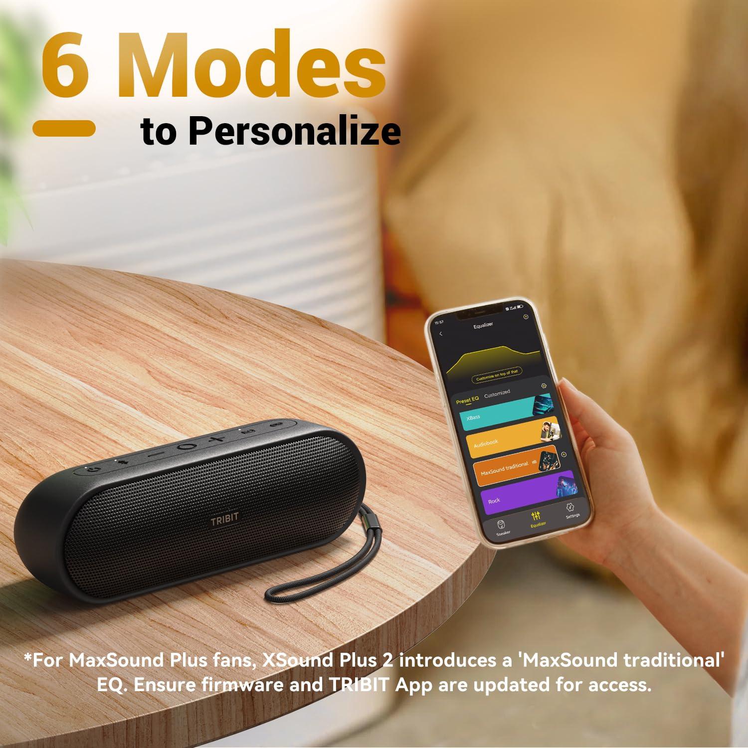 Tribit Portable Bluetooth Speaker XSound Plus 2, Wireless Speaker 30W with XBass, IPX7 Waterproof, 24-Hour Playtime, Stereo Sound, Built-in Mic, Bluetooth 5.3 for Party, Car, Travel - Image 6