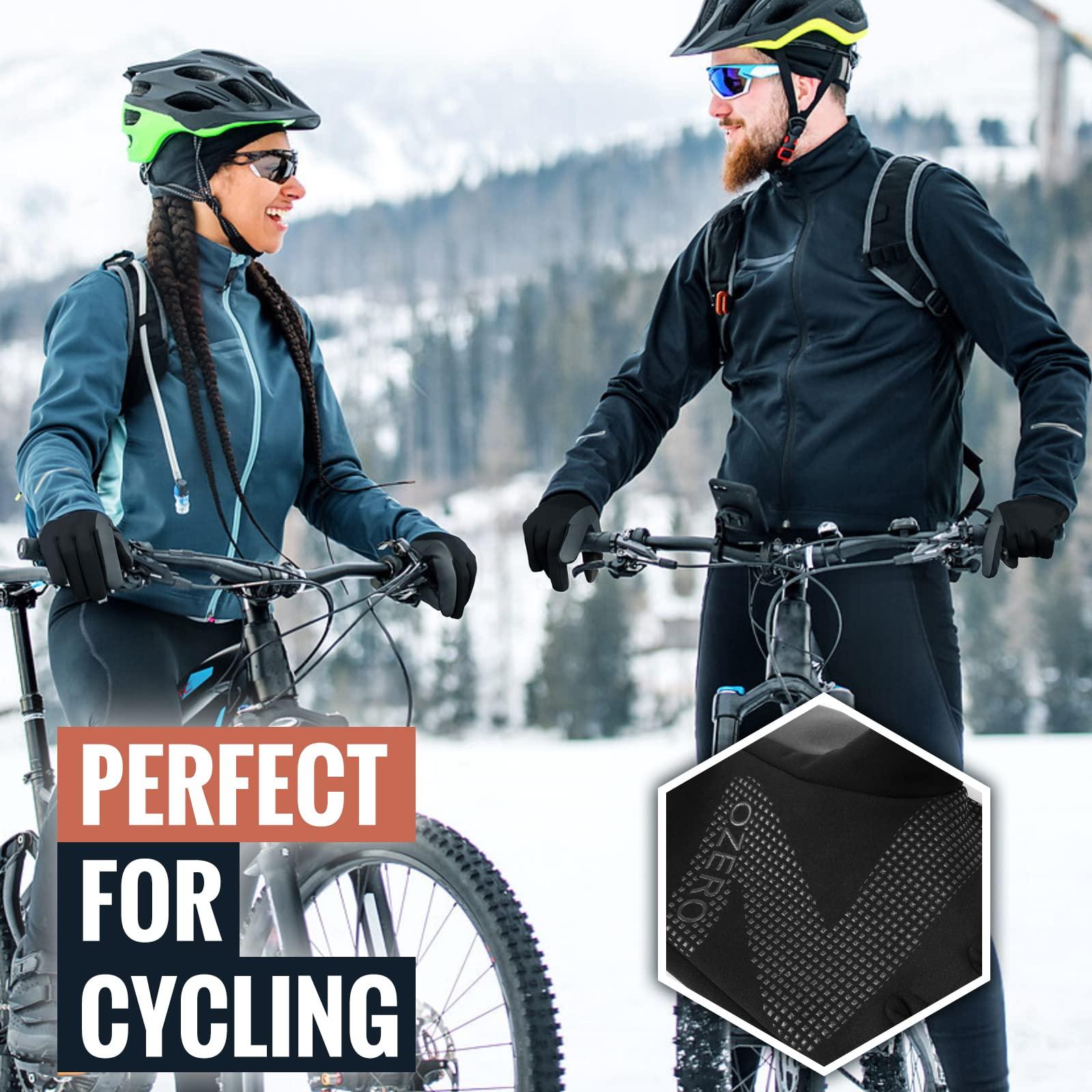 OZERO Winter Touchscreen Gloves for Men: Warm Running Gloves Windproof Water Resistant - Lightweight Thermal Glove for Hiking Cycling Driving - Image 7