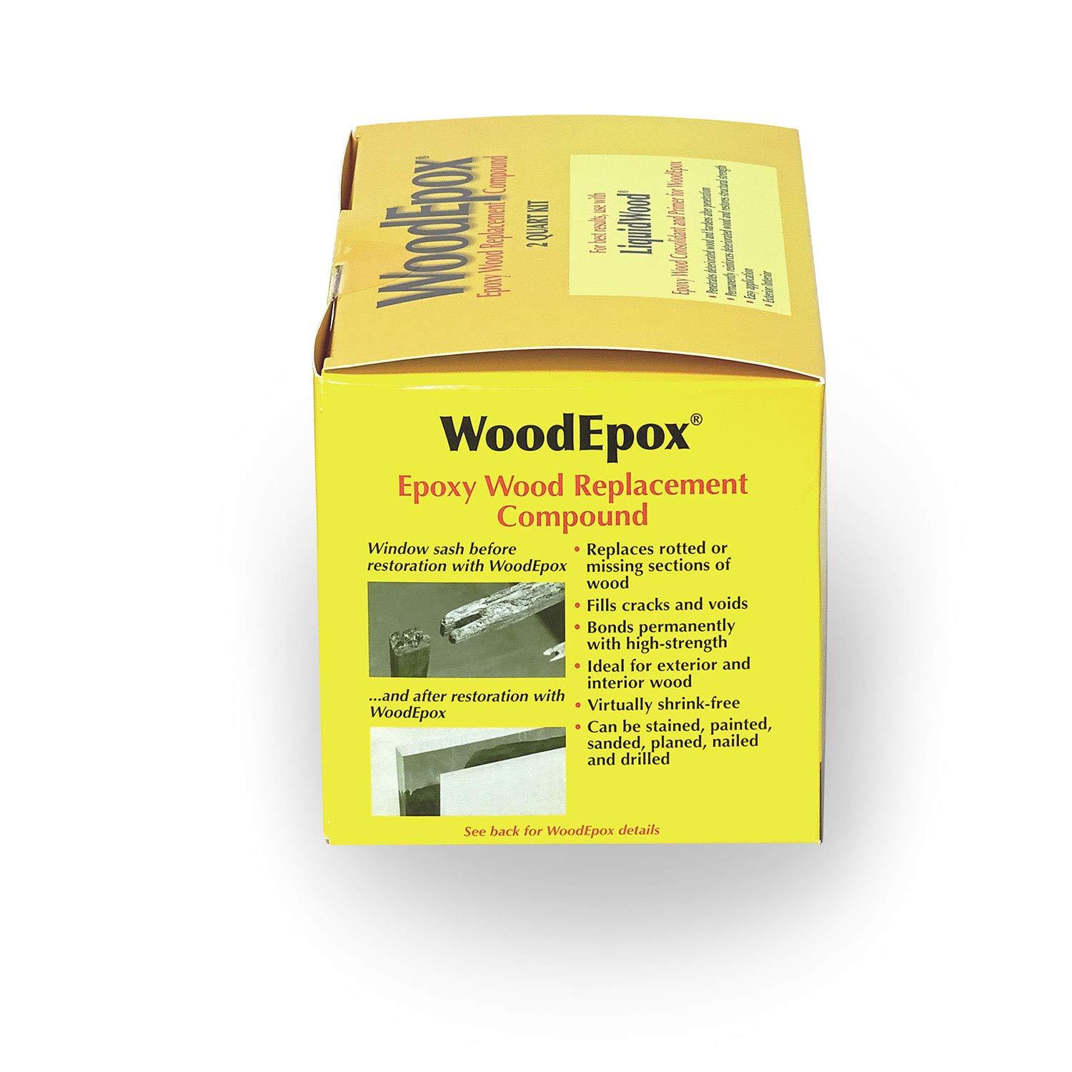 Abatron WoodEpox Kit - 2 Quart - 2-Part Structural Epoxy Adhesive Filler - Wood Filler Putty - Image 6