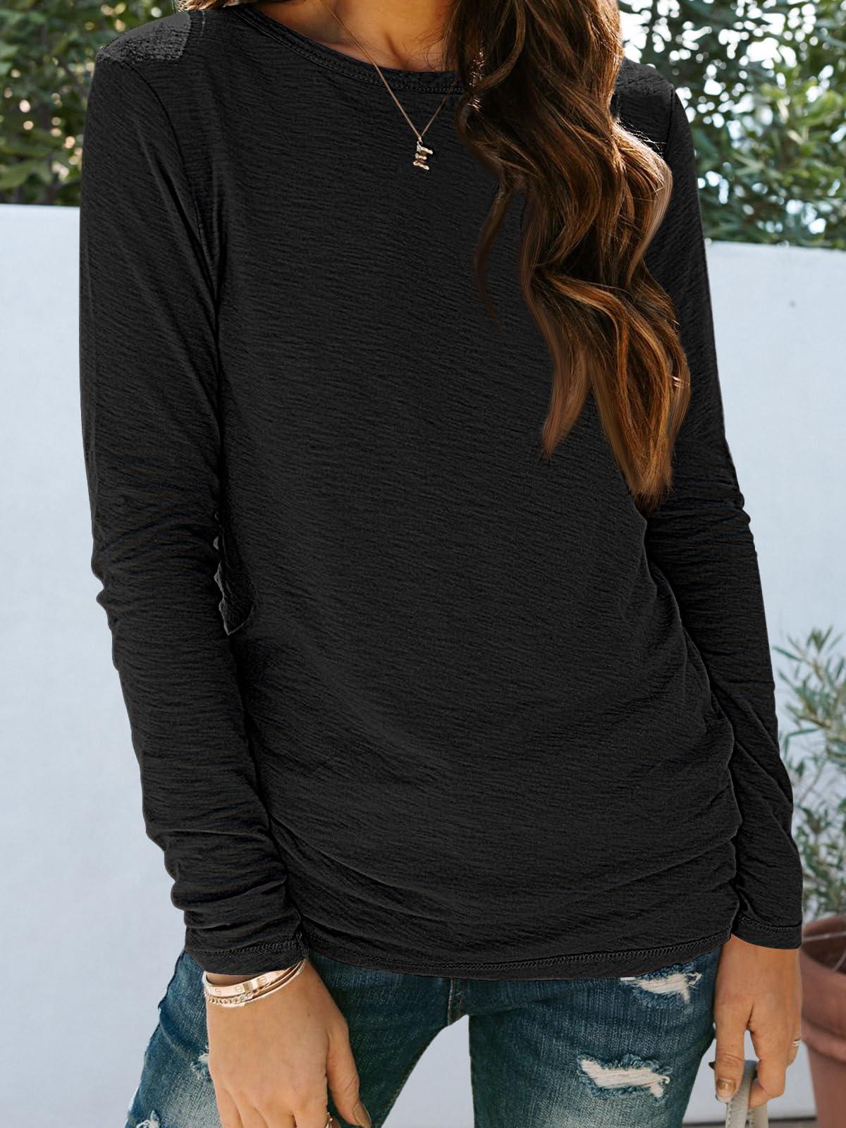 AUTOMET Long Sleeve Shirts for Women Business Casual Tops Fall Fashion Outfits Basic Workout Tees Beach Vacation Clothes 2025 - Image 6