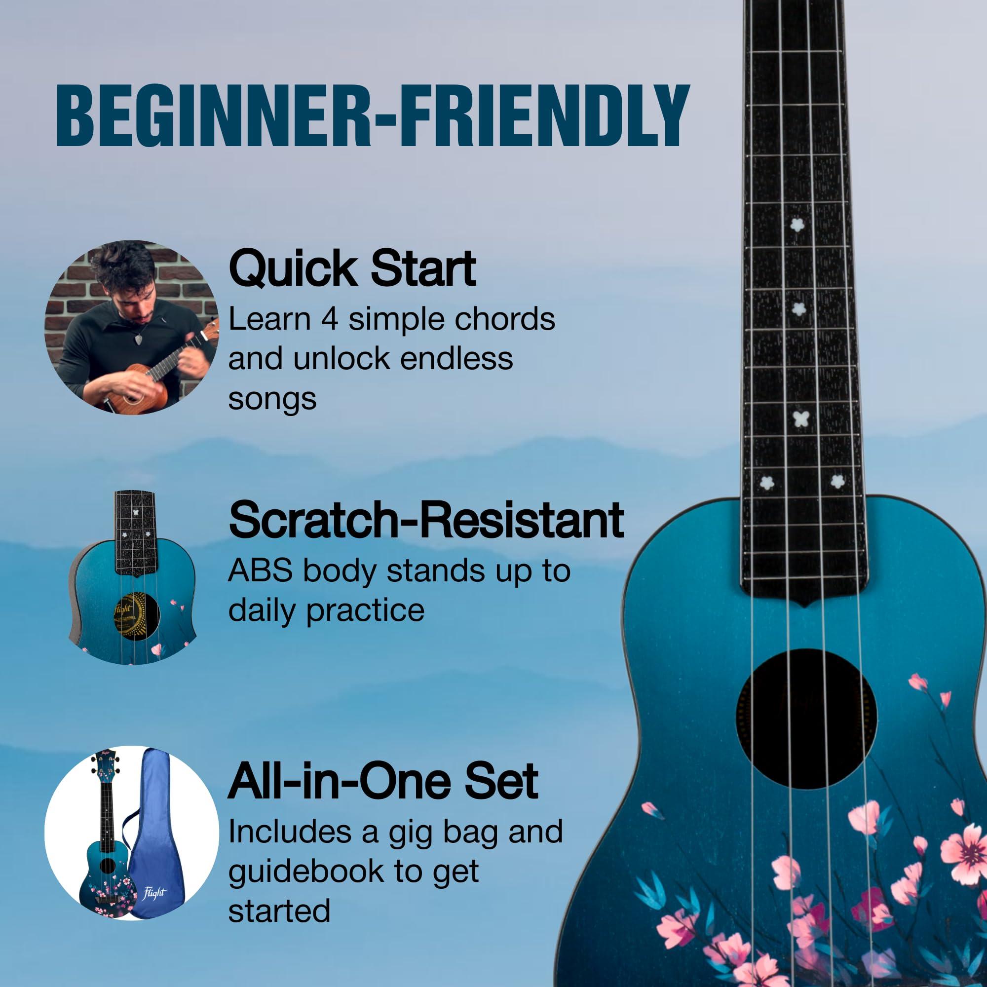 Flight, 4-String Ukulele, Sakura (TUS-32SAKURA) - Image 2