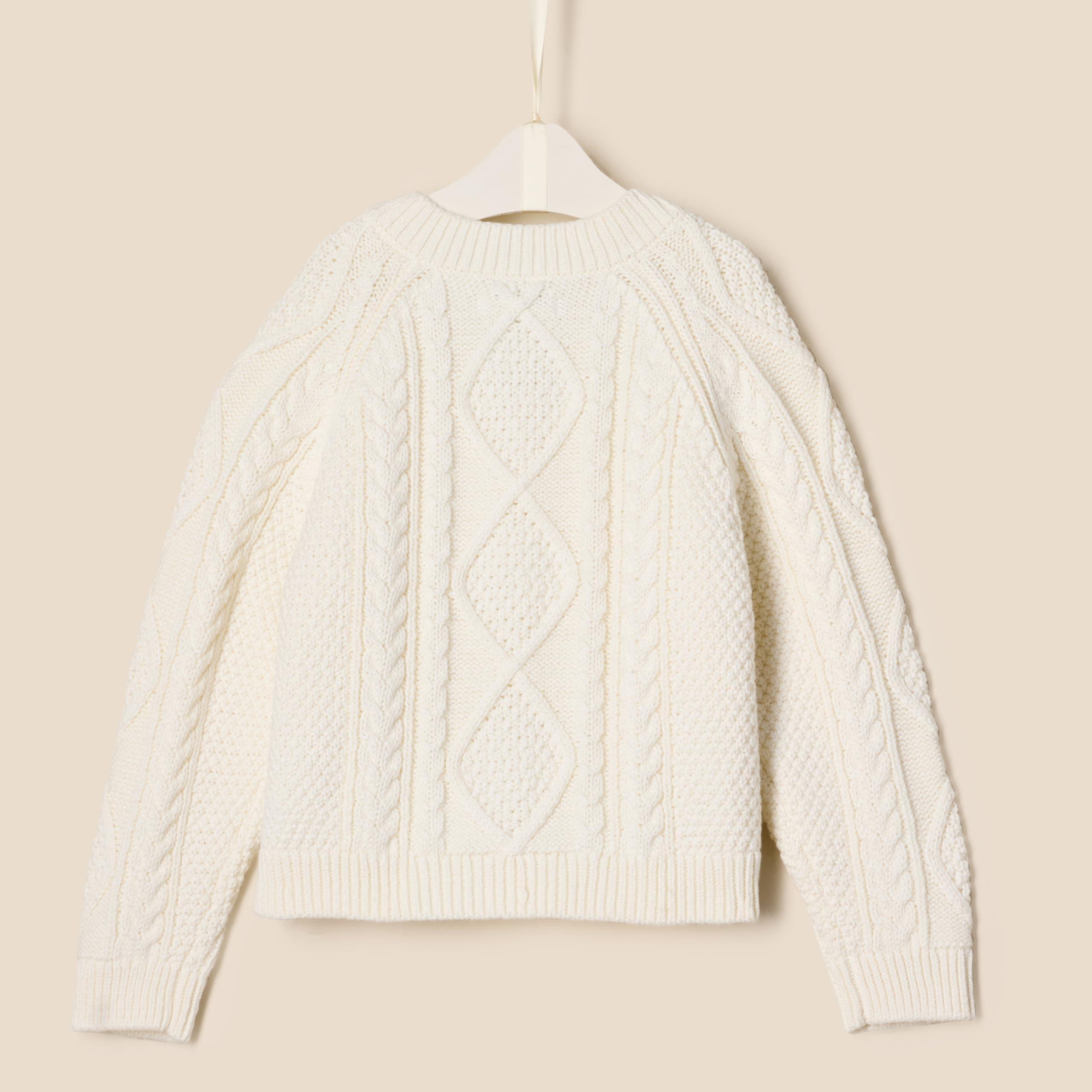 Amazon Essentials x Sofia Grainge Unisex Toddlers and Babies' Fisherman Cardigan Sweater - Image 6