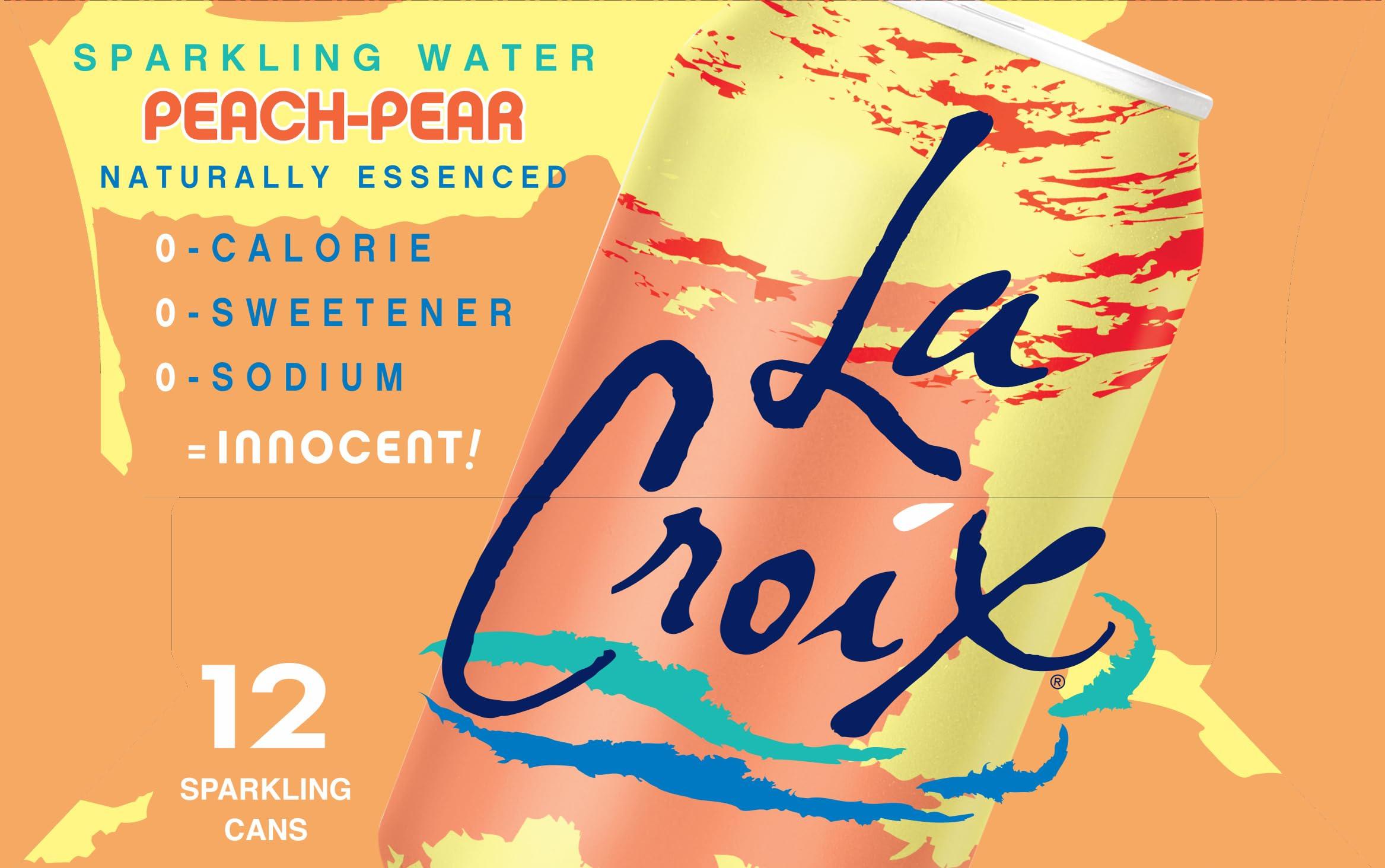 LaCroix Sparkling Water, Peach-Pear, 12 Fl Oz (pack of 12) - Image 4