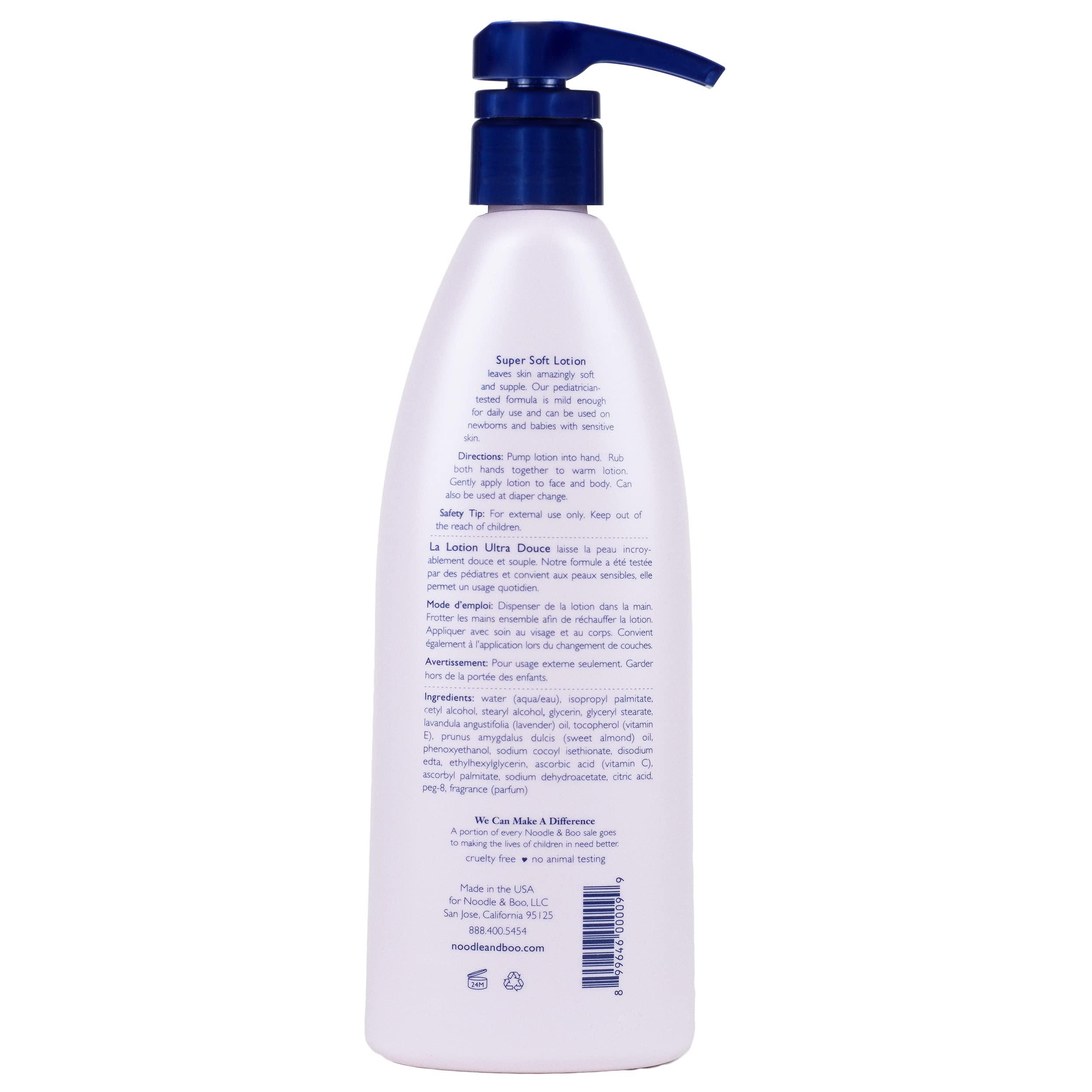 Noodle & Boo Lavender Super Soft Moisturizing Lotion for Daily Newborn and Baby Care - Image 2