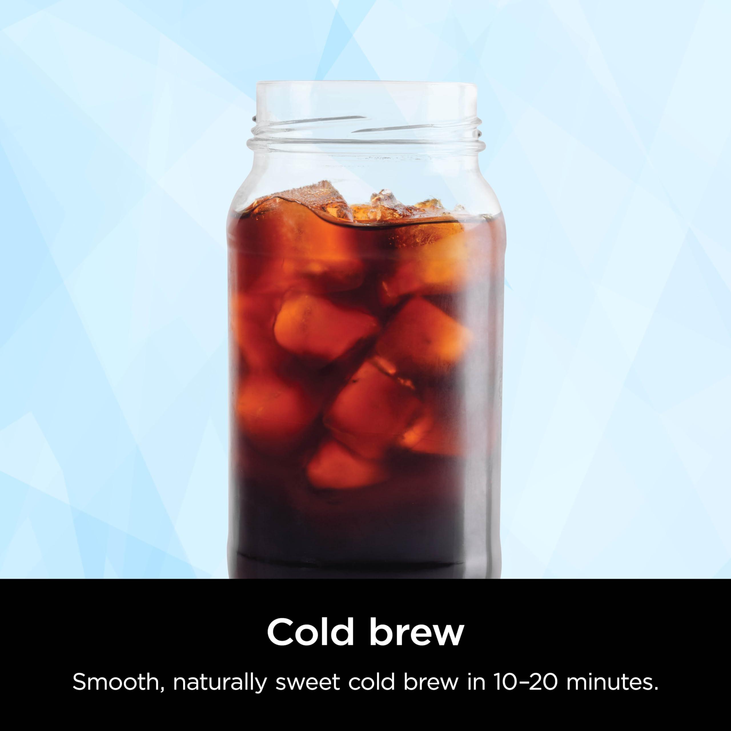 Ninja Hot & Iced XL Coffee Maker with Rapid Cold Brew, 4 Brew Styles, 8 Sizes Small Cup to Travel Mug, Single-Serve Coffee Brewer, 12-Cup Carafe, Permanent Filter, Removable Reservoir, Black, CM371 - Image 3