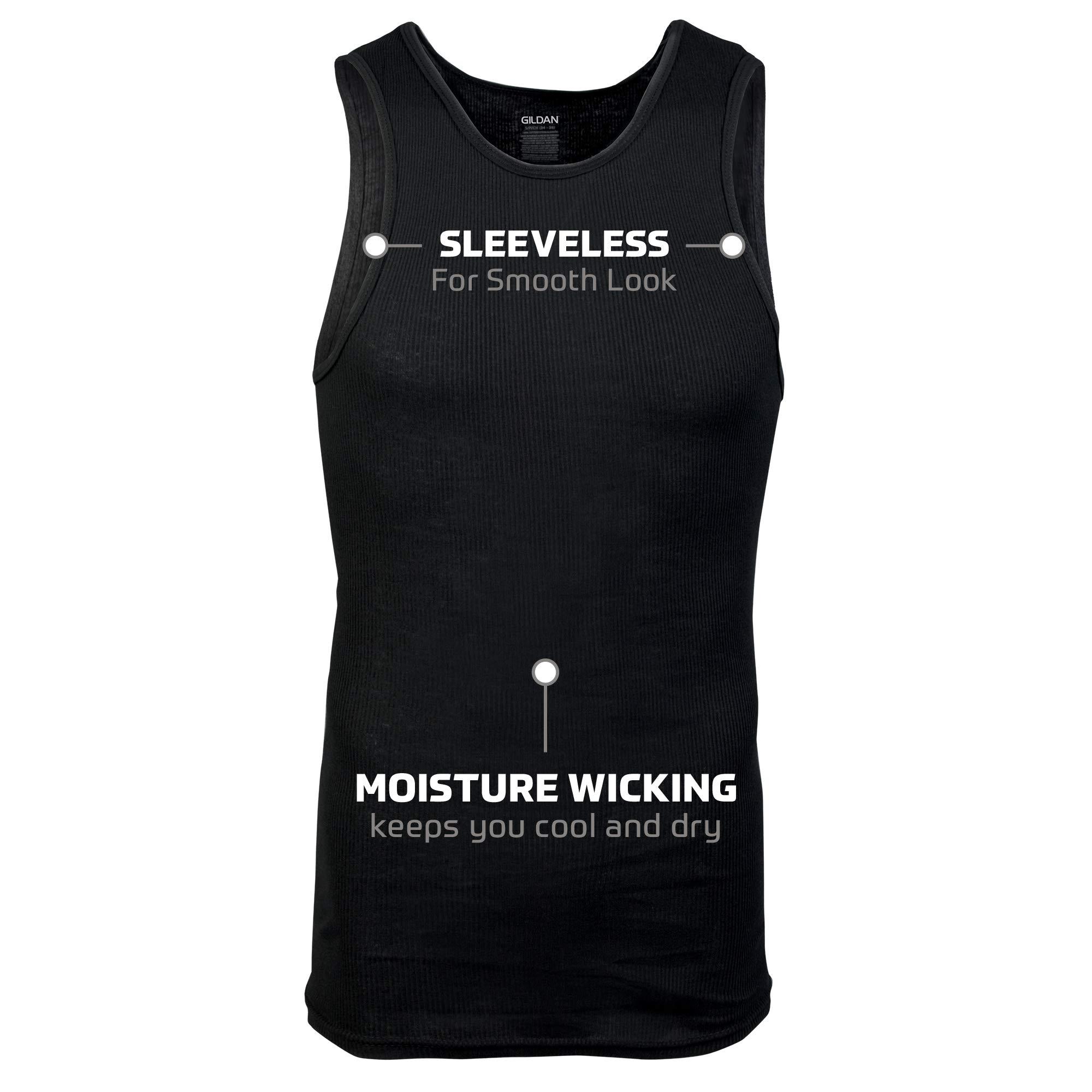 Gildan Men's A-Shirt Tanks, Multipack, Style G1104 - Image 2