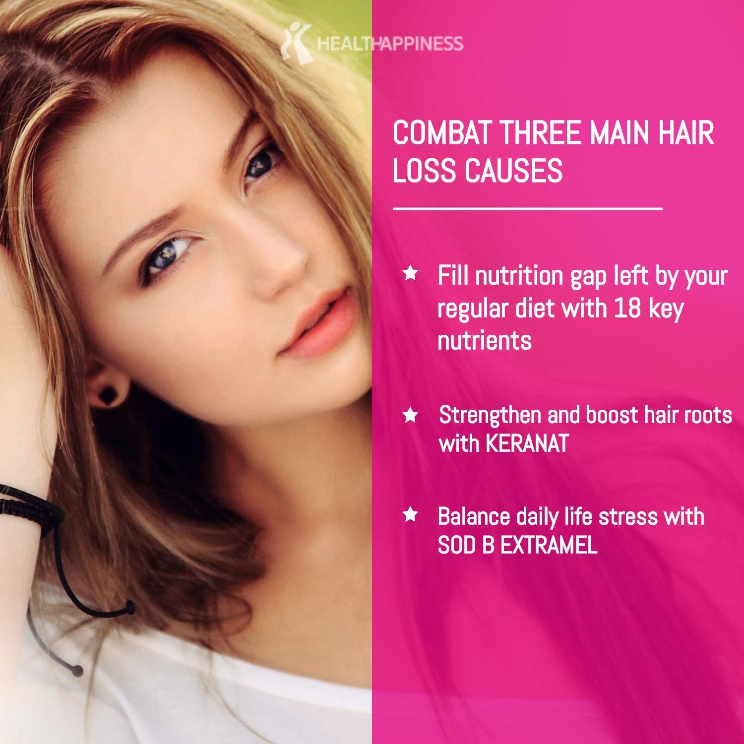 UpNourish Lustrous Hair - Support Women's Hair Loss and Hair Regrowth - Image 2