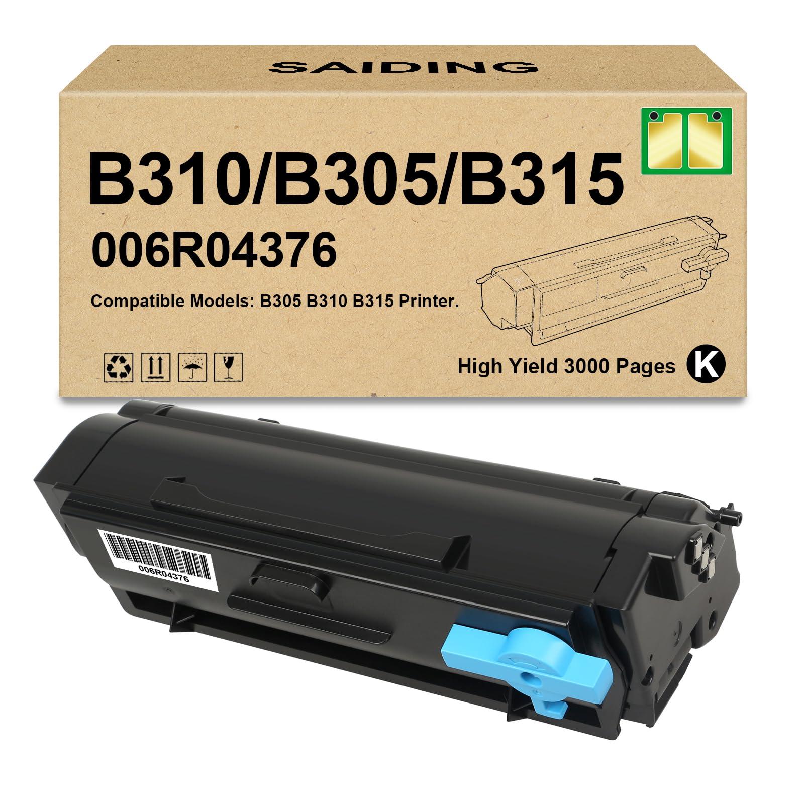 B310 Black 006R04376 Standard Capacity Toner Cartridge Replacement for Xerox B305 B310 B315 Printer(1-Pack)