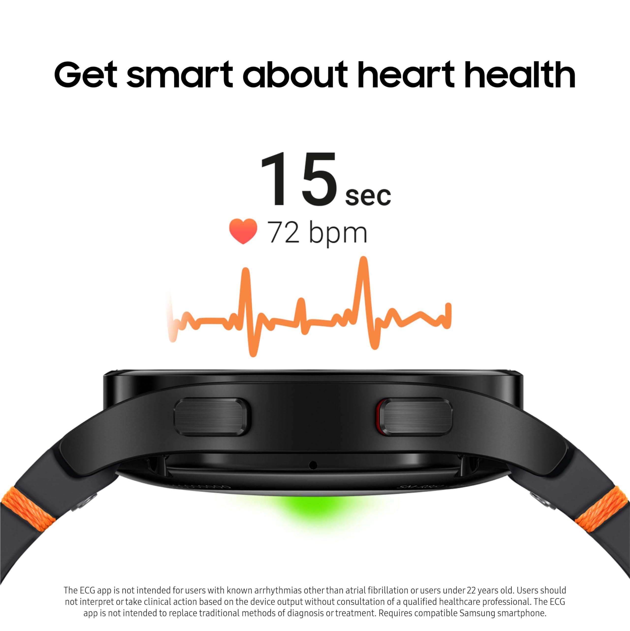 SAMSUNG Galaxy Watch FE 40mm Bluetooth AI Smartwatch w/Fitness Tracking, BIA Sensor, Personalized HR Zones, Heart Rate Tracker, Sleep Monitor, 2024, Silver [US Version, 1Yr Manufacturer Warranty] - Image 5