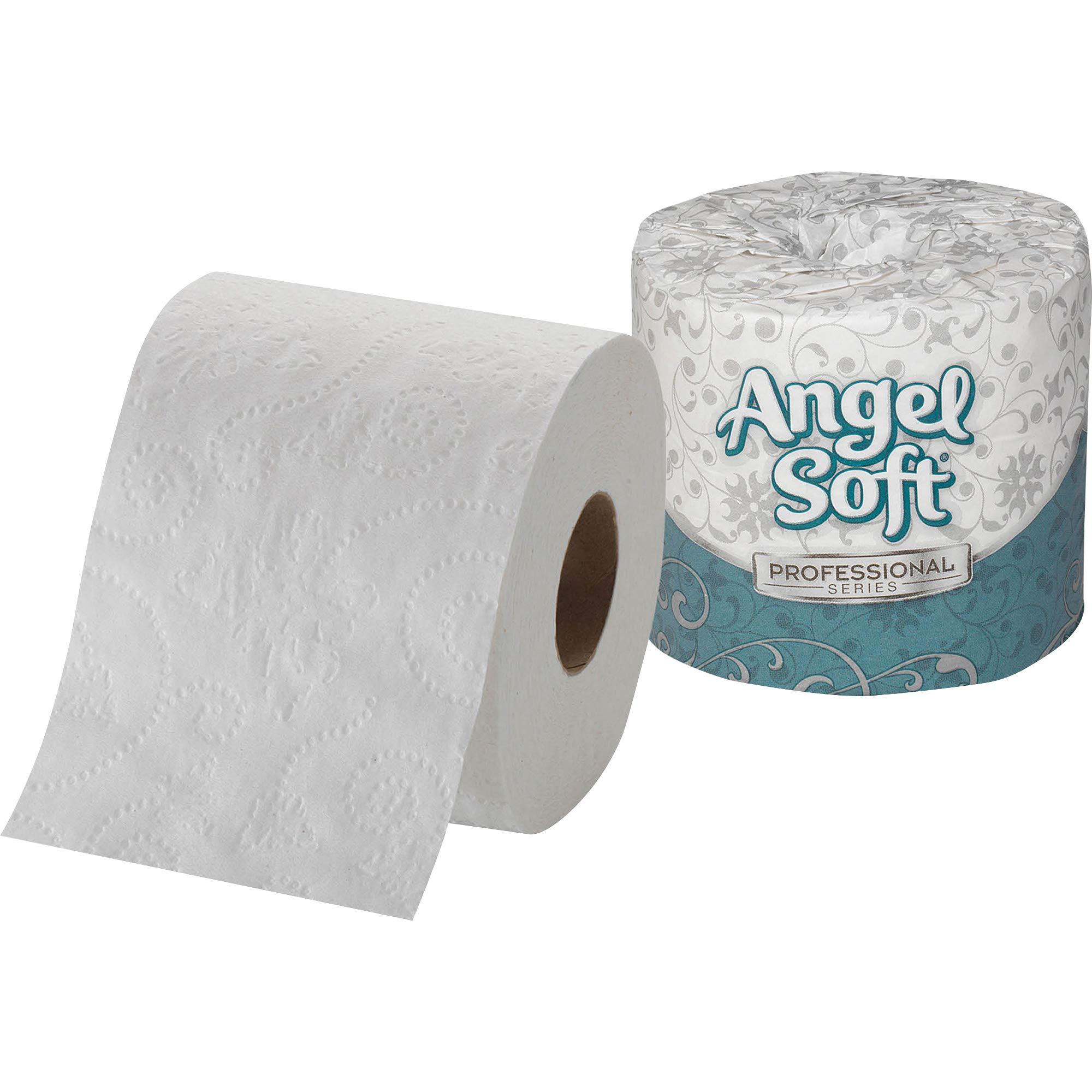 Angel Soft Professional Series Premium Embossed Toilet Paper by GP PRO Bathroom Tissue, 450 Count (Pack of 40), White - Image 3