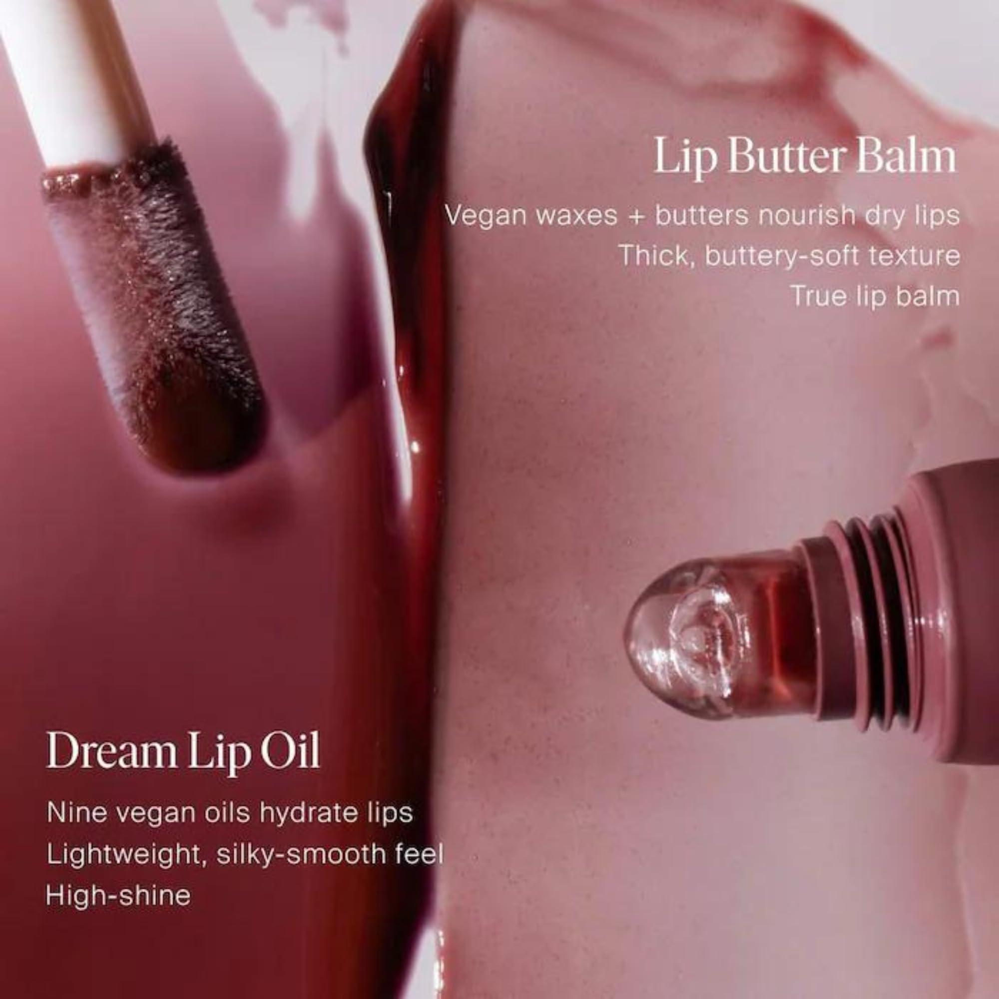 Summer Fridays Dream Lip Oil - Tinted Lip Oil with Moisturizing Sheer Coverage, High-Shine and Deep Hydration - Non-Sticky Formula for Long-Lasting Softness - Rosewood Nights (0.15 Oz) - Image 7