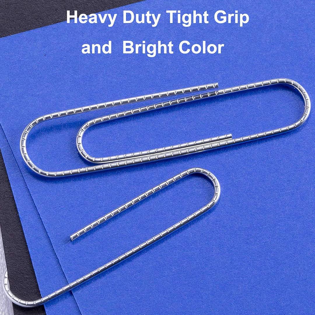 Vinaco Paper Clips Non Skid, 100 Pack Large Paper Clips 2 Inch (50 mm), Durable & Rust Resistant, Jumbo Paperclips. Great for Office, School and Personal Use - Image 4
