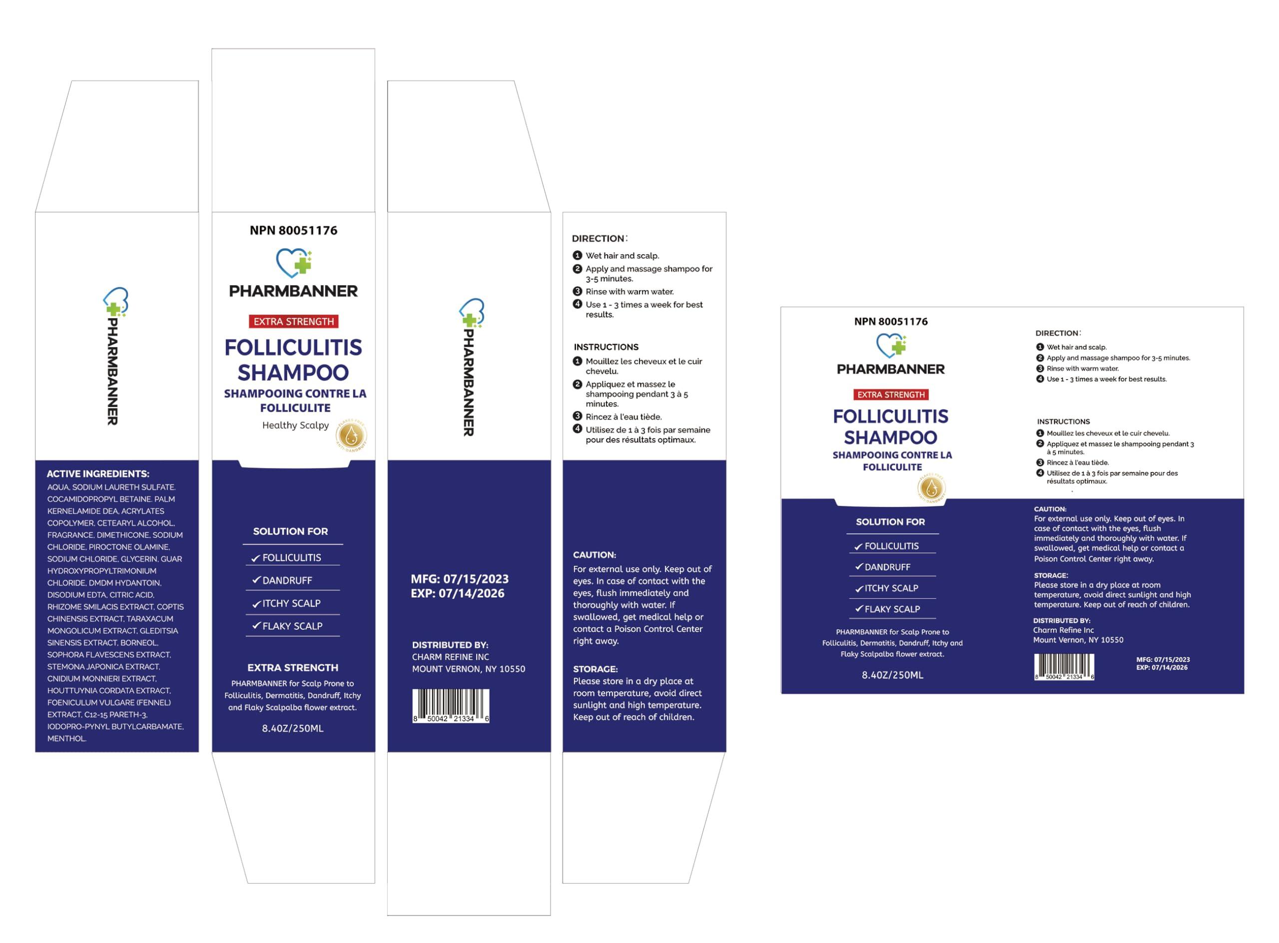 PHARMBANNER Anti-Fungal Shampoo for Folliculitis, Seborrheic Dermatitis, Scalp Psoriasis - Relieves Itchy & Dry Scalp - Image 9