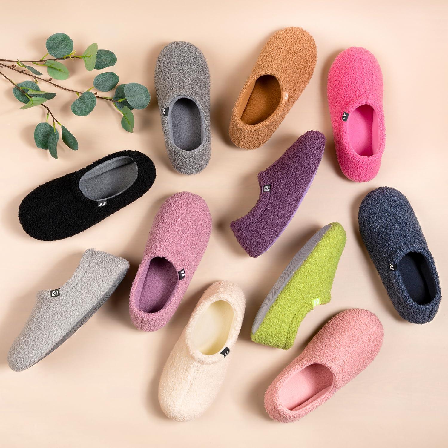 RockDove Women's Teddy Fleece Closed Back Indoor Slipper - Image 6