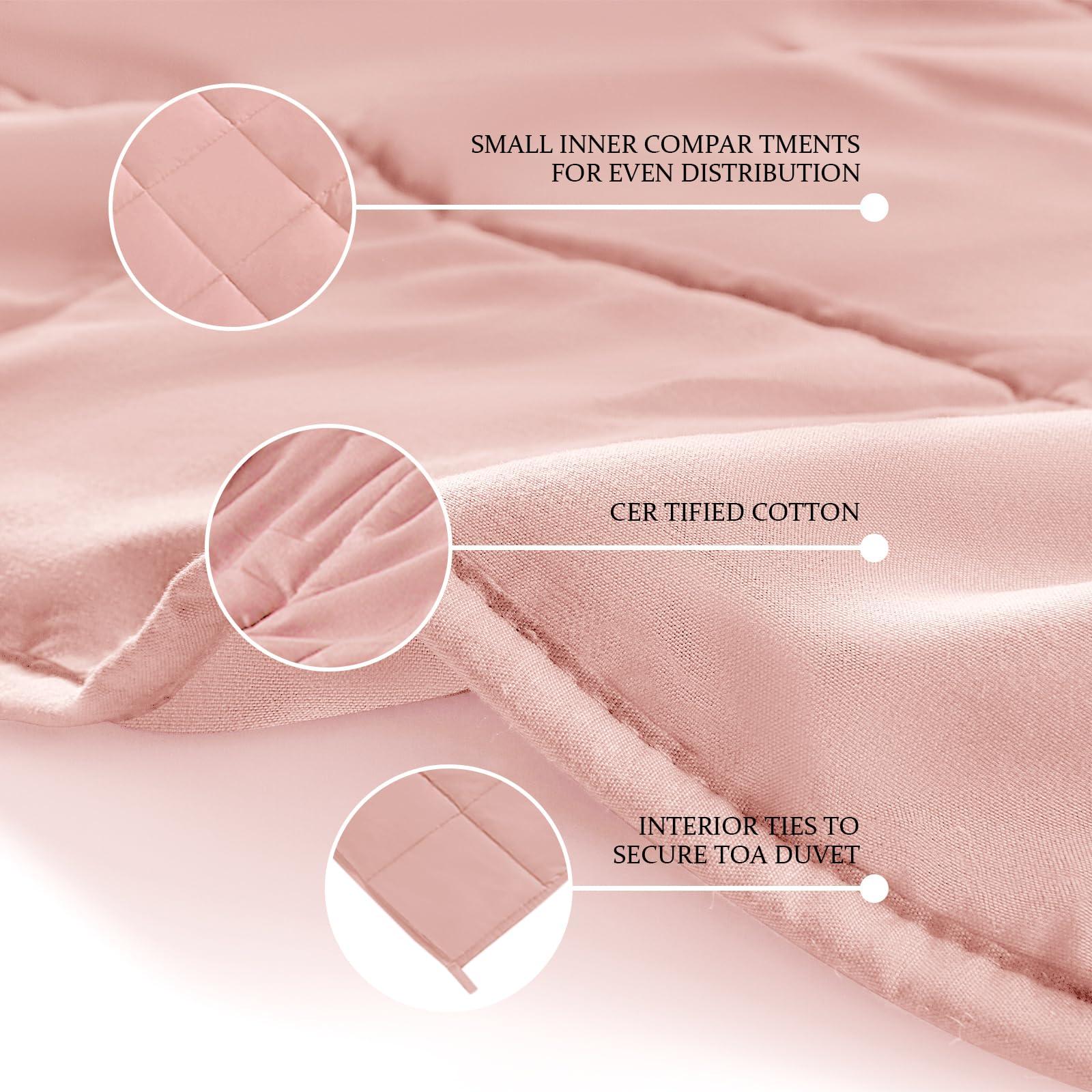 CYMULA Weighted Blanket Kids 7 Pounds (40''*60'' Throw Size) - Cooling Breathable Children Heavy Blankets Summer Winter - Ultra Microfiber Soft Comfort with Glass Beads - Gifts for Boys/Girls - Image 5