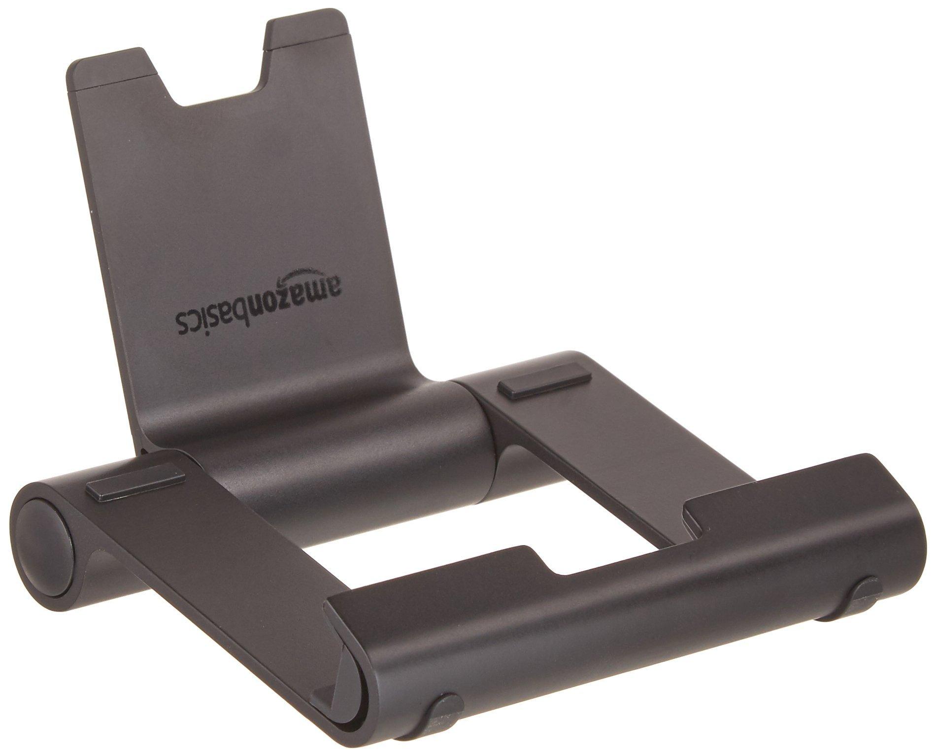 Amazon Basics Multi-Angle Portable Stand for iPad Tablet, E-reader and Phone - Black - Image 5