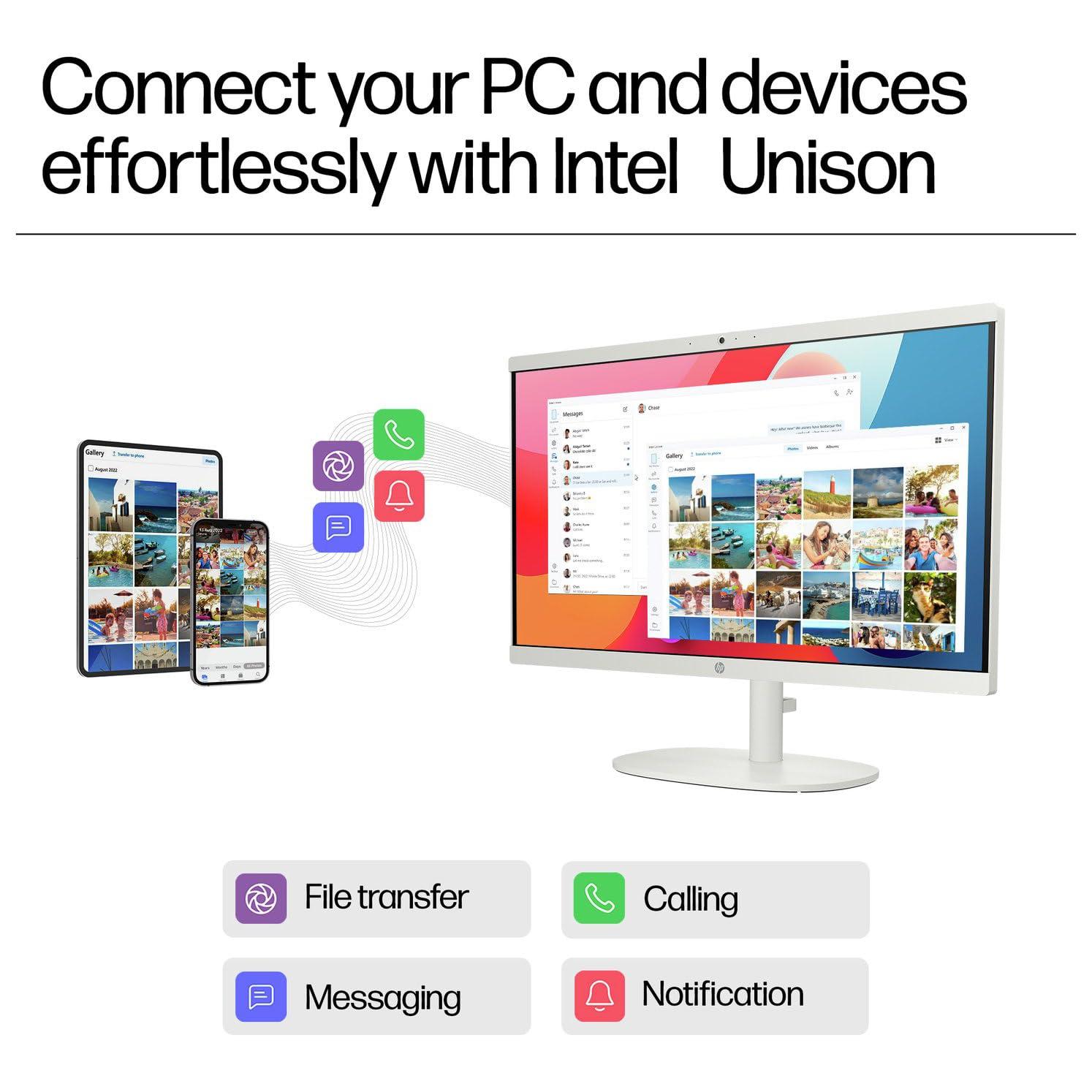 HP 22" All-in-One Desktop Computer for Home and School, Intel Quad-Core Processor (Beat i3-1110G4), FHD Display, 32GB DDR5 RAM, 640GB Storage, WiFi 6, Bluetooth, Business AIO, Windows 11 Pro, AZ-XUT - Image 6