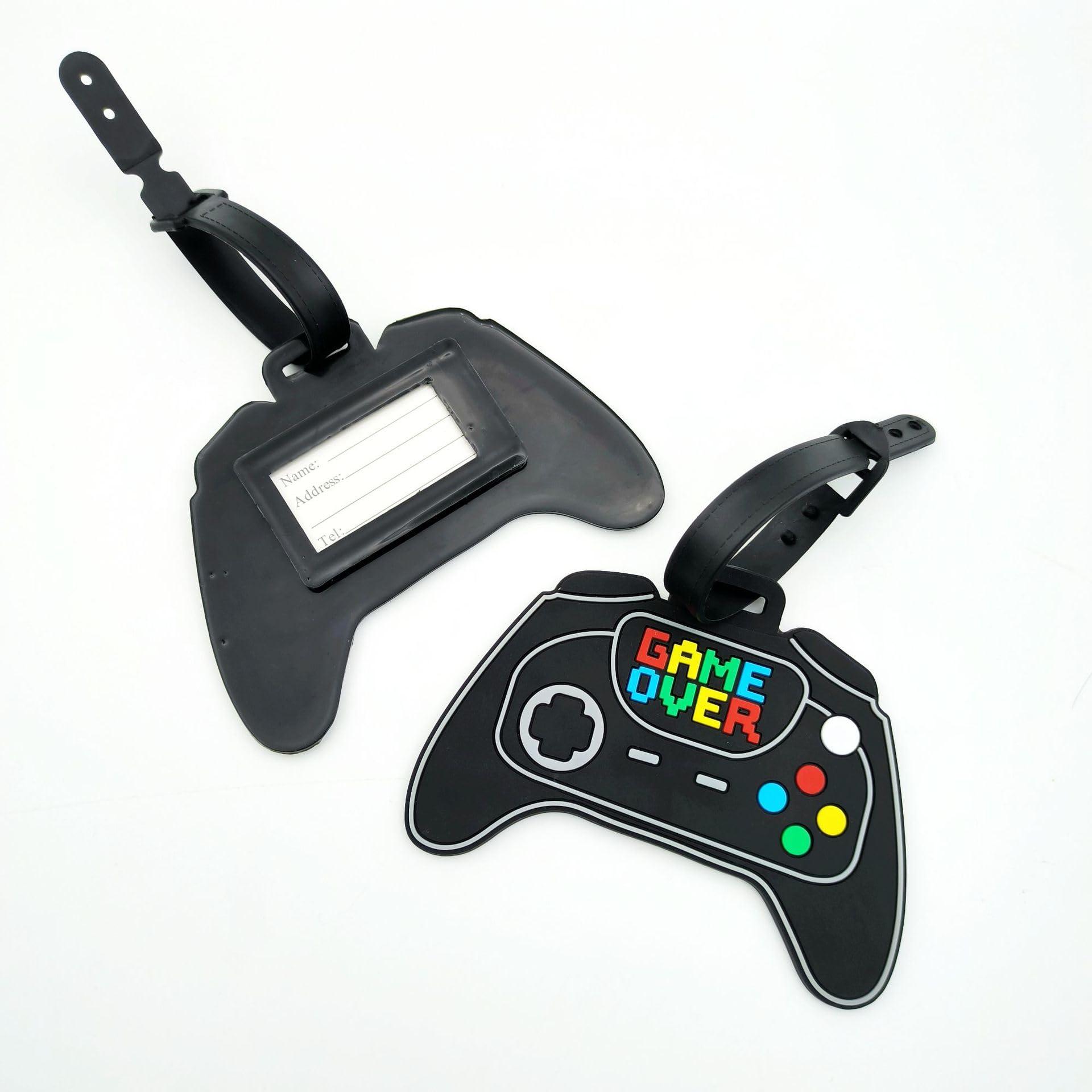 Retro Game Controller Silicone Luggage Tag Fun and Unique Gamepad Personalized Labels Travel Accessory for Gamers - Image 5