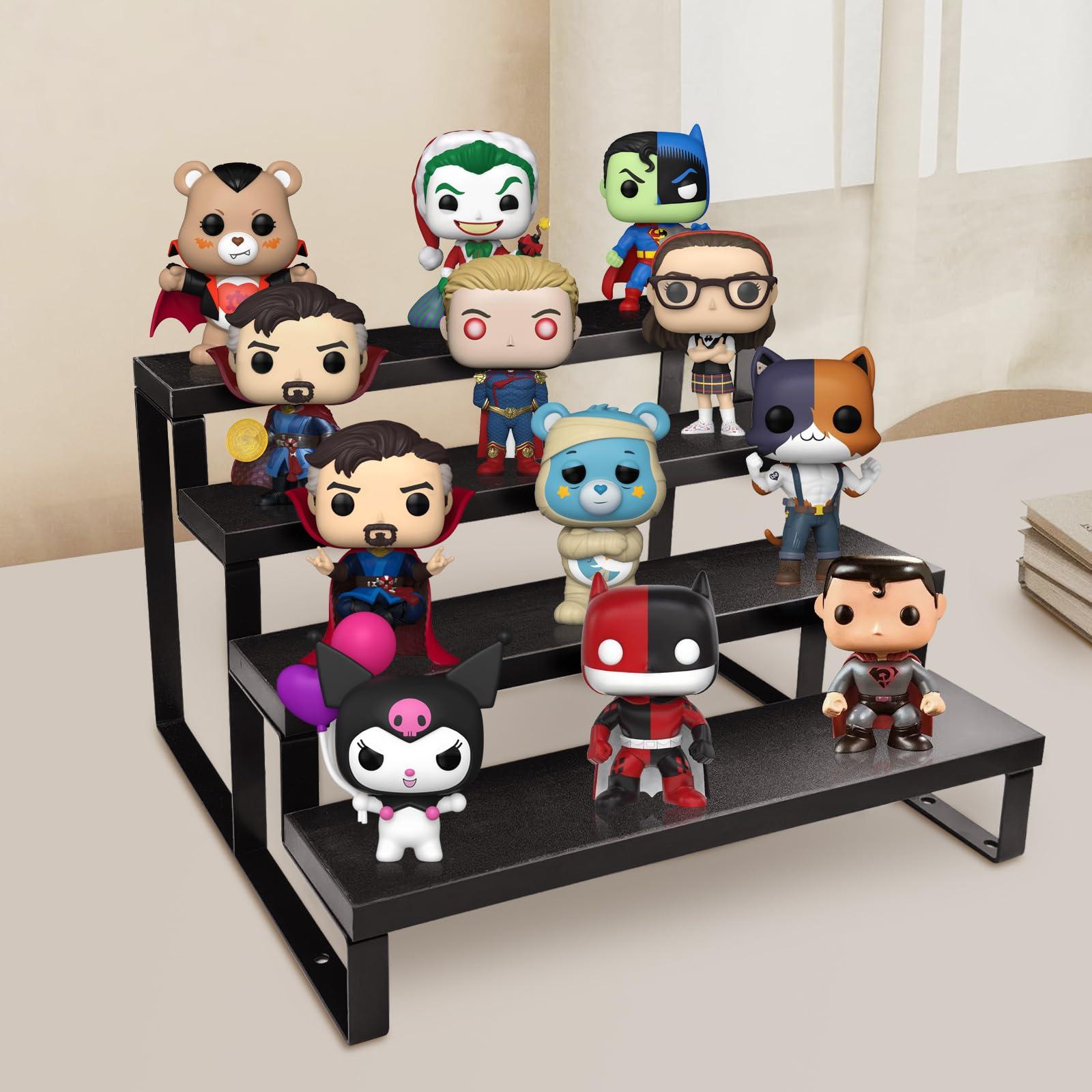 Wood Cologne Organizer for Men,12 Inch 4 Tier Cologne Stand Waterproof Perfume Organizer for Dresser with Anti-Slip Washers,Wooden Display Risers Stand for Party,Makeup,Figures,Cupcake,Perfume,Dessert - Image 7