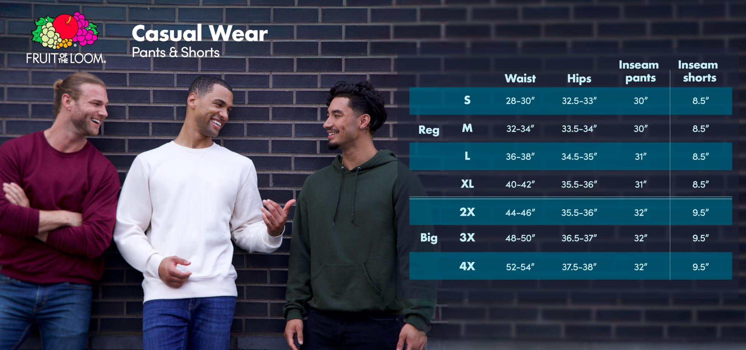 Fruit of the Loom Eversoft Fleece Elastic Bottom Sweatpants with Pockets, Relaxed Fit, Moisture Wicking, Breathable - Image 7