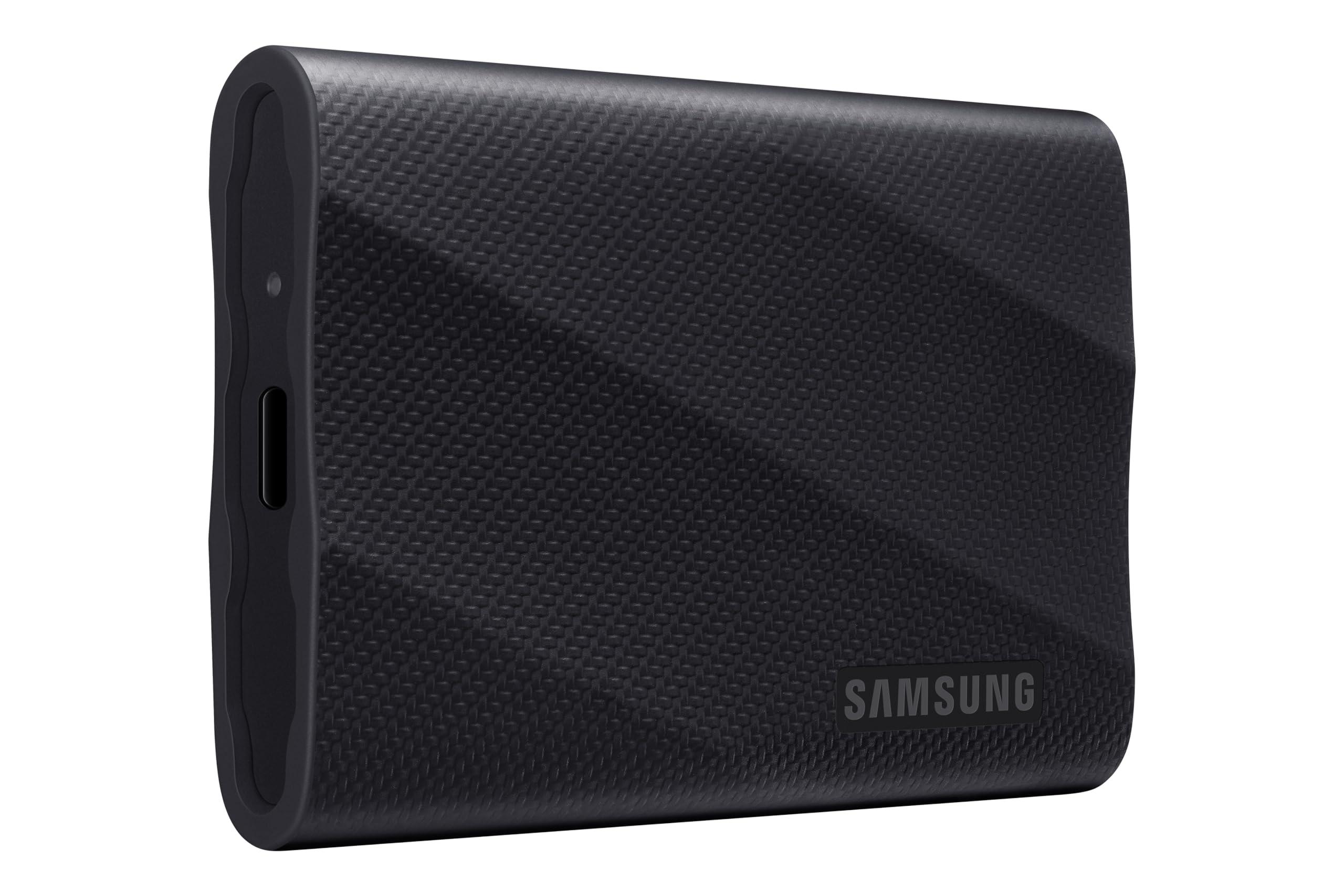 SAMSUNG T9 Portable SSD 4TB, USB 3.2 Gen 2x2 External Solid State Drive, Seq. Read Speeds Up to 2,000MB/s for Gaming, Students and Professionals,MU-PG4T0B/AM, Black (pack of 1) - Image 1