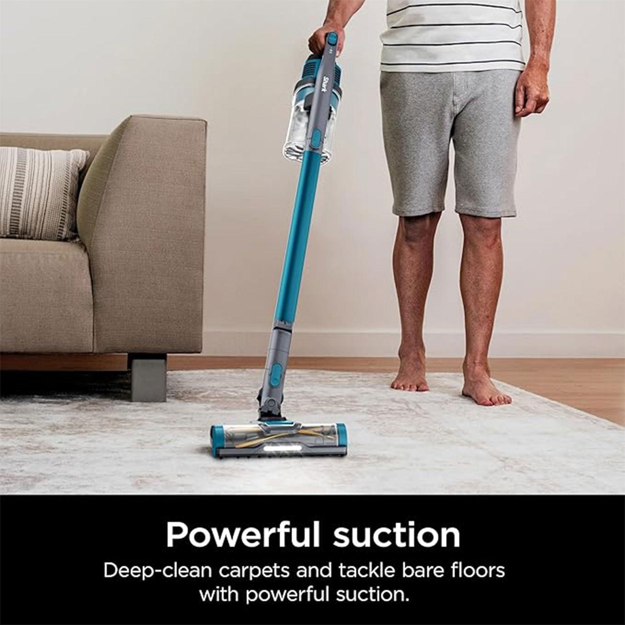 Shark Pet Pro Cordless Lightweight Stick Vacuum Cleaner, Self Cleaning Brushroll, 40 Min Runtime, Removable Handheld, XL Dust Cup, Teal/Grey (Renewed) - Image 2