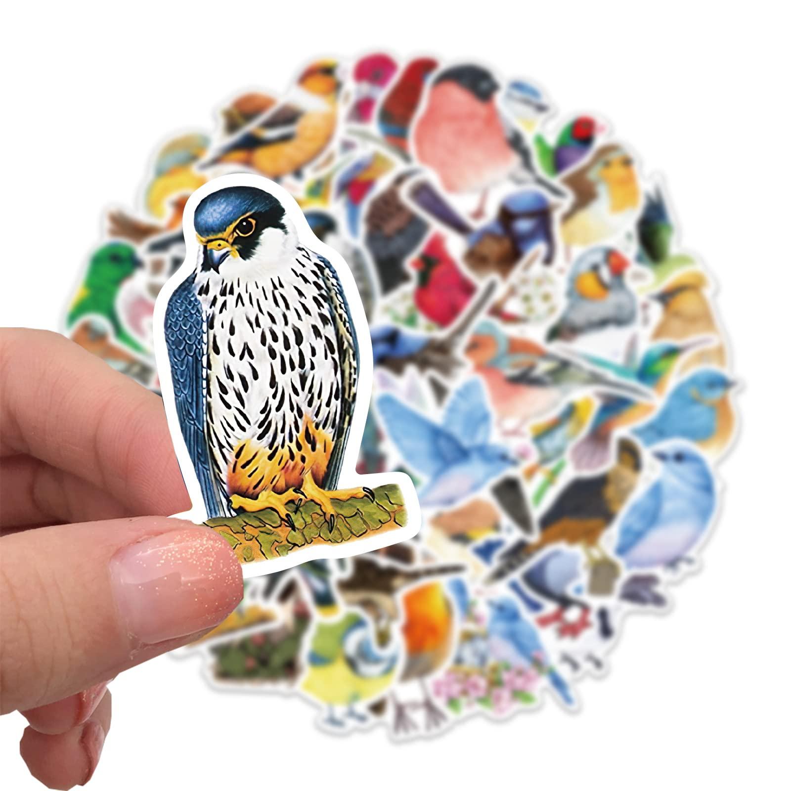 100 PCS Bird Stickers, Vinyl Waterproof Bird Stickers for Water Bottles, Laptop, Notebook, Scrapbook, Luggage, Cell Phone, Skateboard, Helmet - Image 5