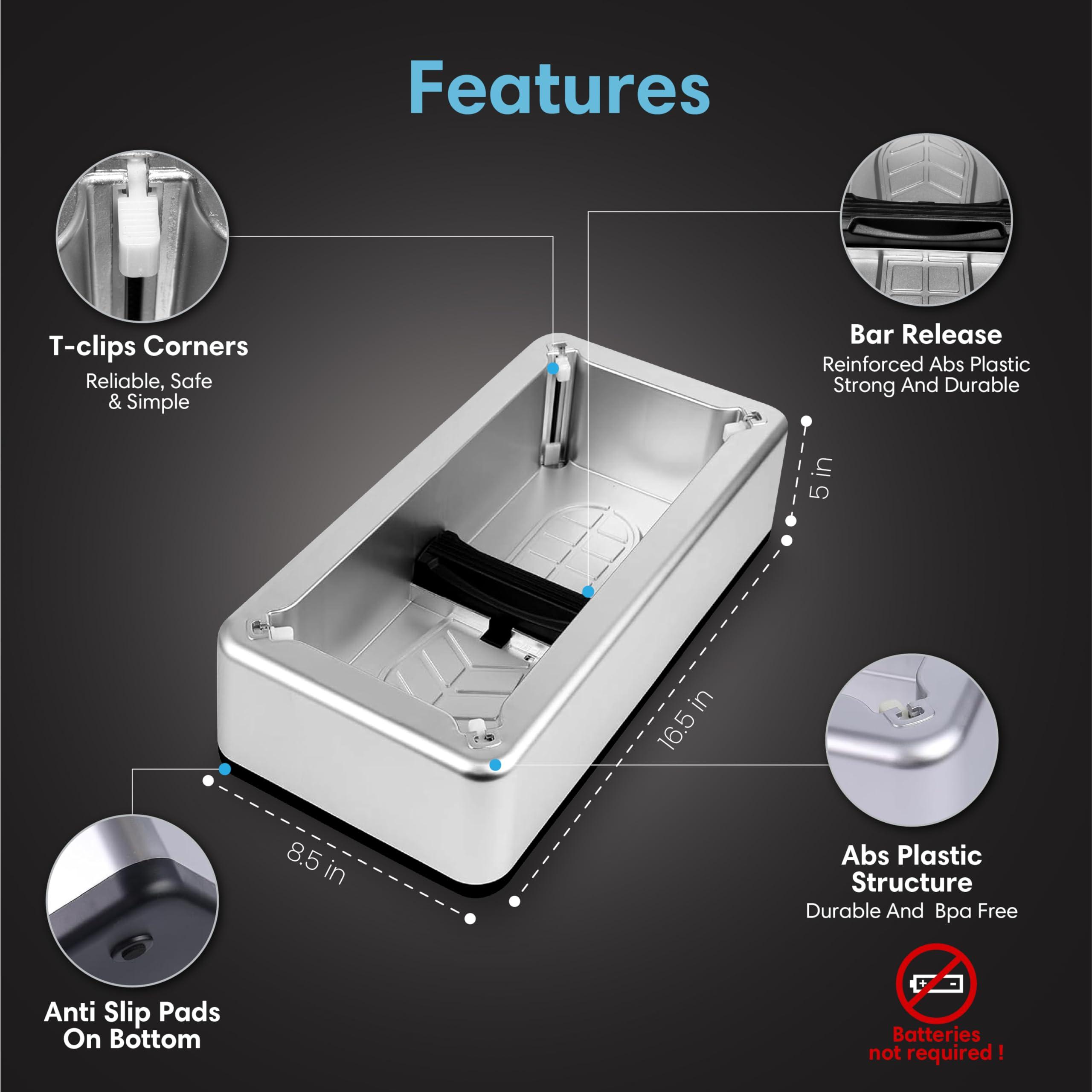 Eastern Halt Shoe Cover Dispenser Automatic,100 Pcs Disposable Shoe Cover, One Size Fits All, Shoe Protector Covers for House Office Hospital Hotel, Booties Non-Slip Foot Covers - Image 2