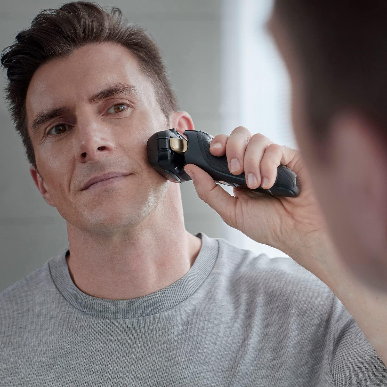 Panasonic ARC5 Electric Razor for Men with Pop-up Trimmer, Wet Dry 5-Blade Electric Shaver with Intelligent Shave Sensor and 16D Flexible Pivoting Head - ES-LV67-K (Black) - Image 13