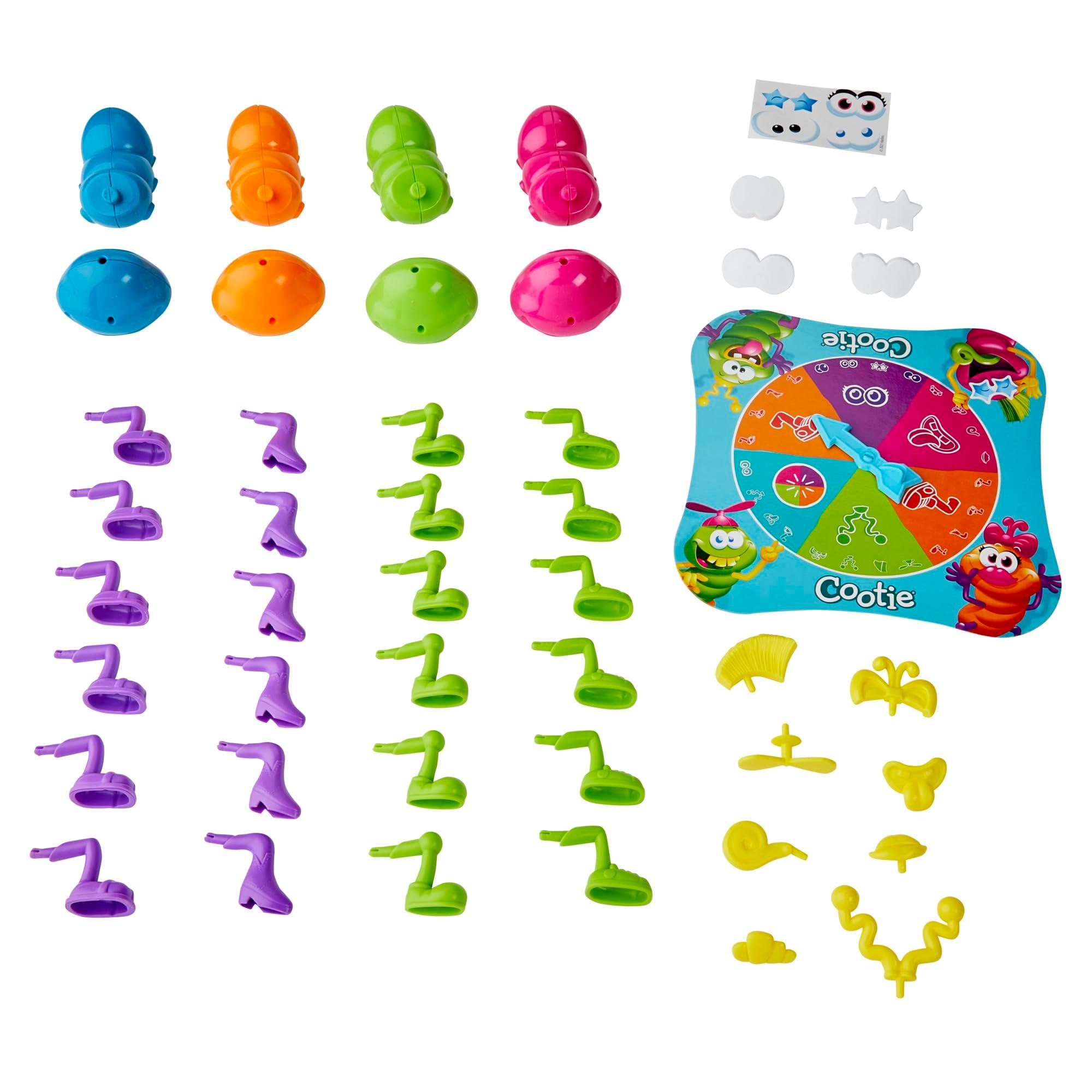 Hasbro Gaming Cootie Mixing and Matching Bug-Building Game | 2-4 Players | Easy Preschool Board Games | Back to School Gifts for Kids | Ages 3+ - Image 8