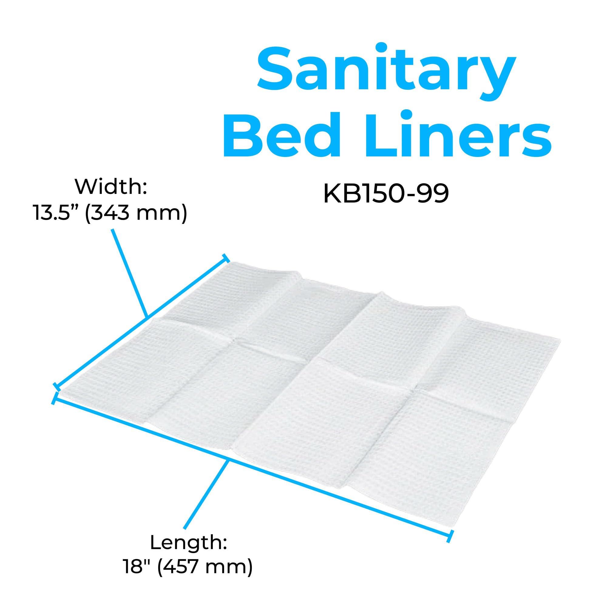 KoalaKare Sanitary Bed Liners for Baby Changing Stations – 3-Ply Biodegradable, Moisture-Resistant Quilted Liners, Eco-Friendly - 500 Liners (Model KB150-99) - Image 7