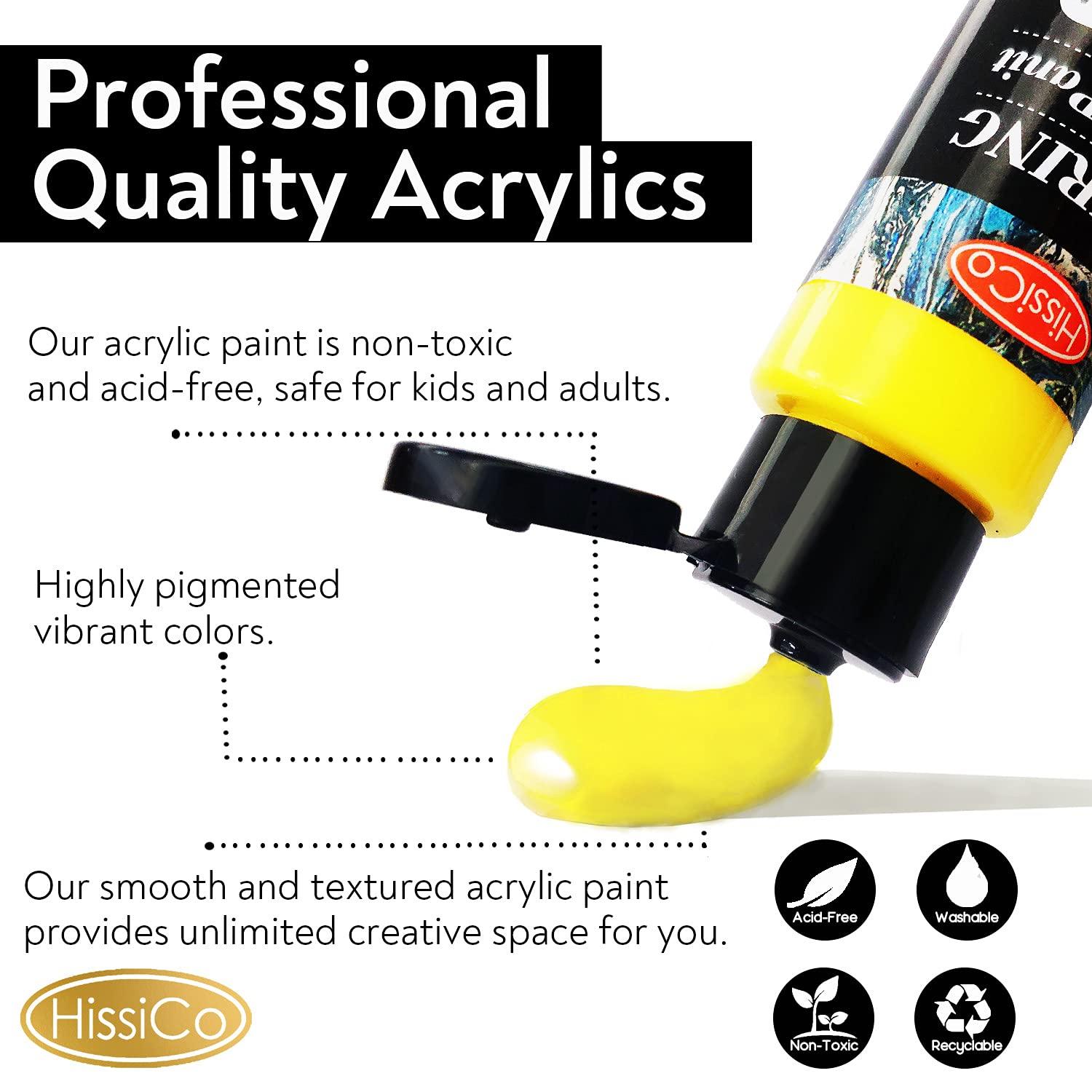 Acrylic Paint Set of 36 Colors 2fl oz 60ml Bottles,Non Toxic 36 Colors Acrylic Paint No Fading Rich Pigment for Kids Adults Artists Canvas Crafts Wood Painting - Image 4