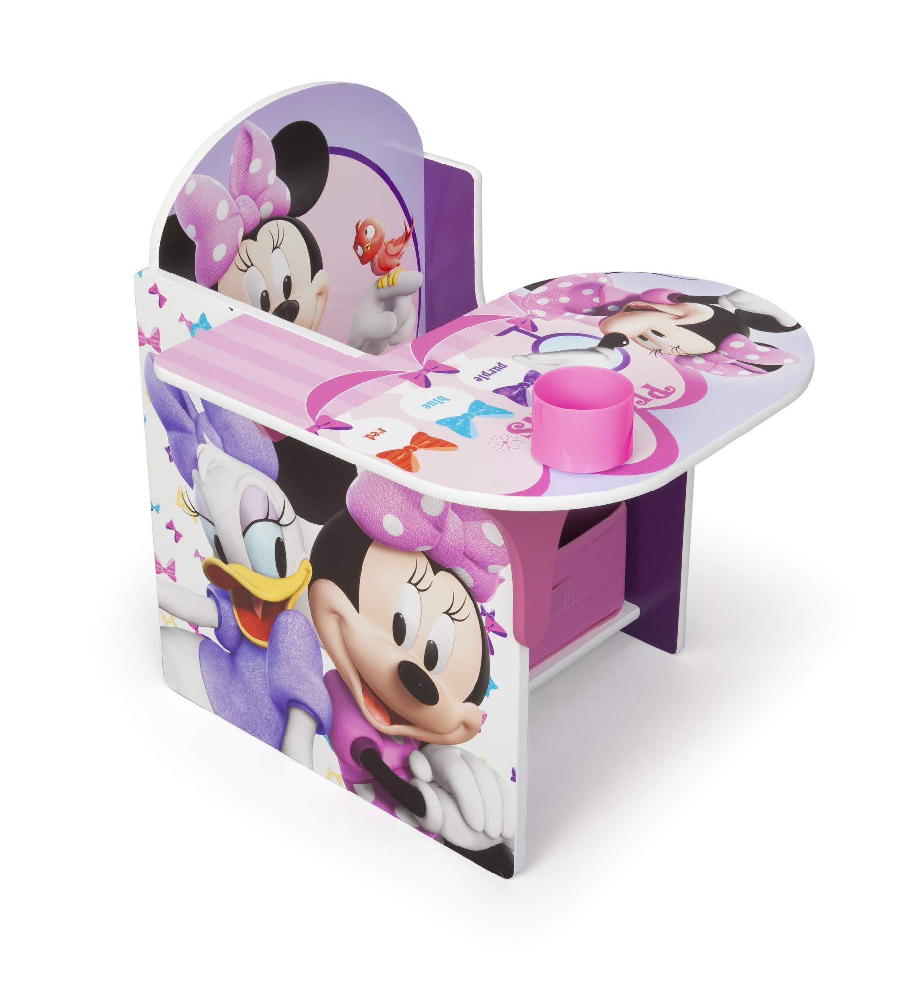 Delta Children Chair Desk With Storage Bin, Disney Minnie Mouse - Image 7