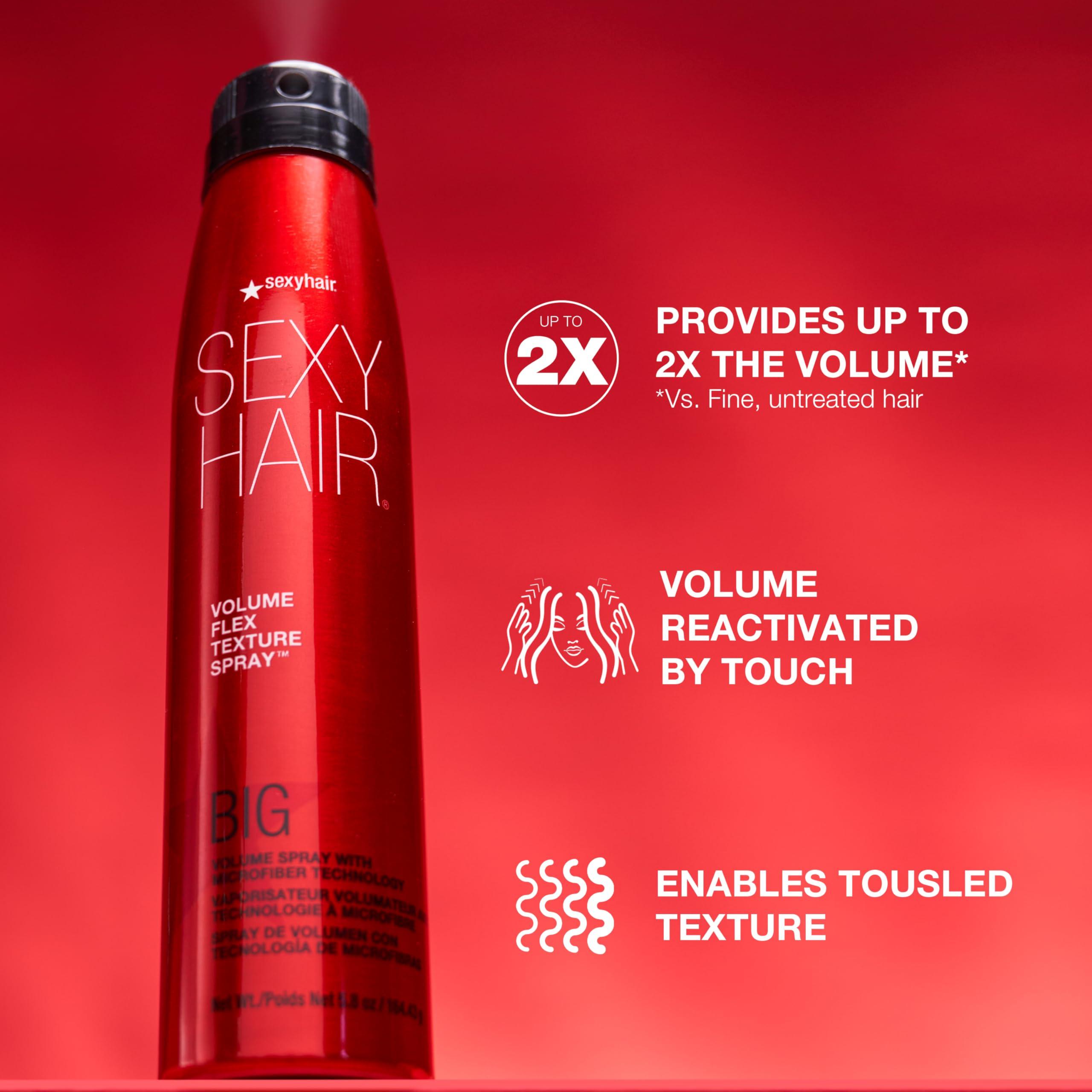SexyHair Big Volume Flex Texture Spray with Microfiber Technology | Builds Flexible Fullness | Provides Volume Up to 2x - Image 2