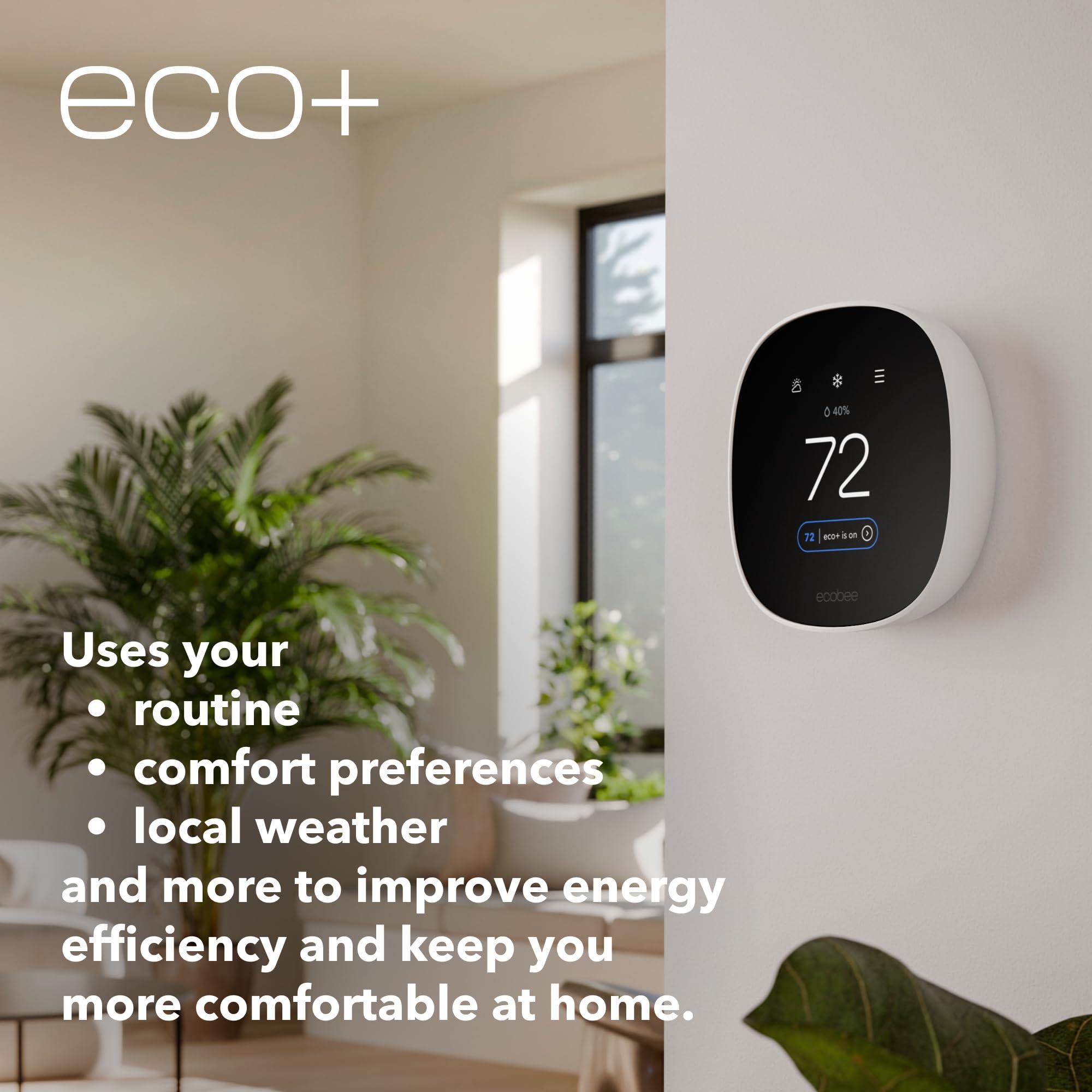 New 2025 ecobee Smart Thermostat Essential - Energy Star Certified programmable Wi-Fi Thermostat - Works with Siri, Alexa, and Google Assistant - Image 9