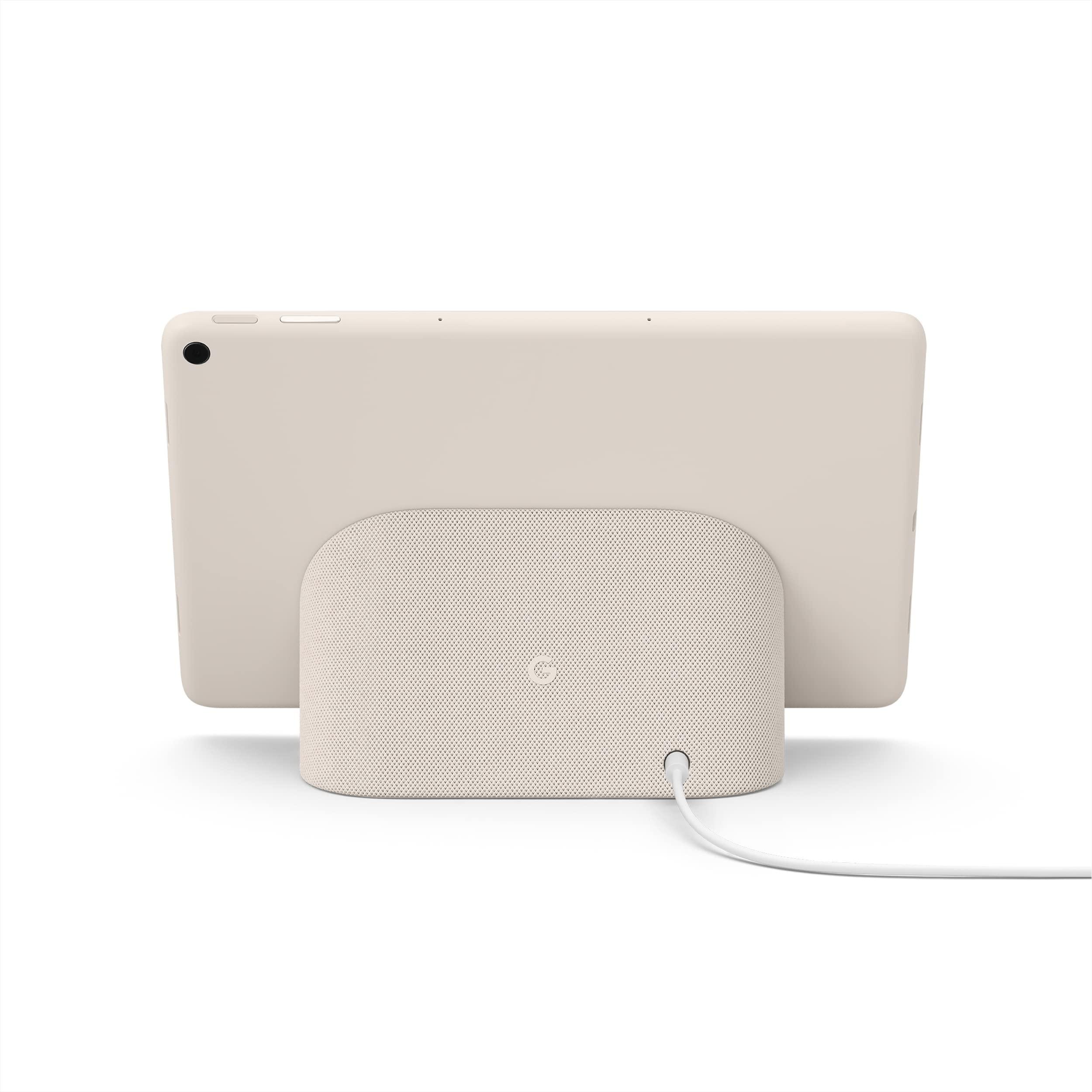 Google Pixel Tablet with Charging Speaker Dock - Android Tablet with 11-Inch Screen, Smart Home Controls, and Long-Lasting Battery - Porcelain/Porcelain - 128 GB - Image 2