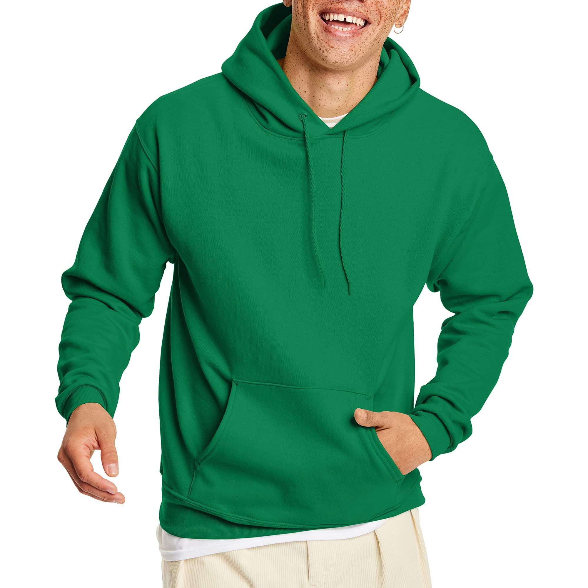 Hanes EcoSmart Hoodie, Midweight Fleece, Pullover Hooded Sweatshirt for Men