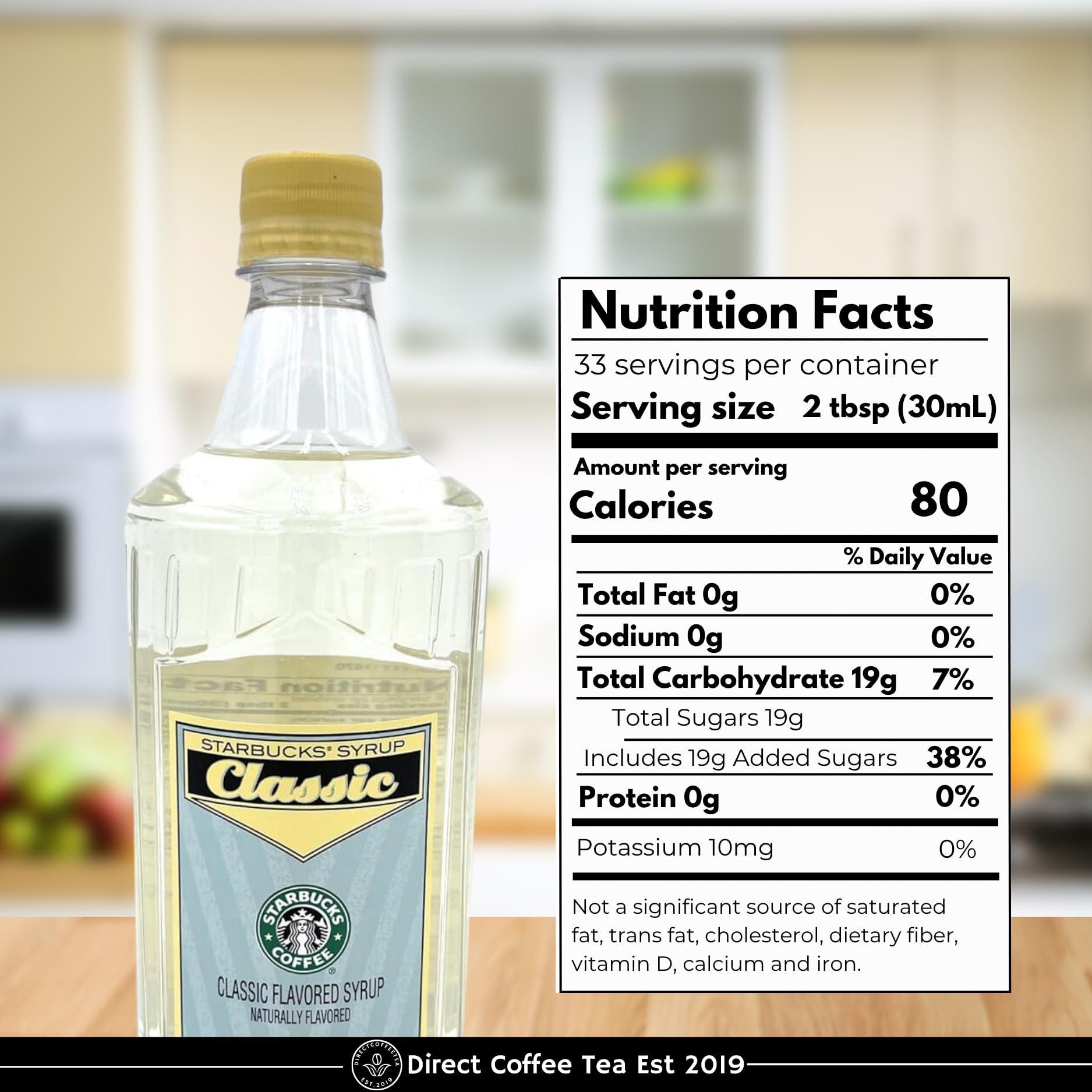 Classic Syrup Bundle – Authentic Cafe-Style Syrup Coffee, Lattes, and Desserts 1-Liter Bottle with Direct Coffee Tea Est 2019 Syrup Pump - Versatile Sweetener - Image 2