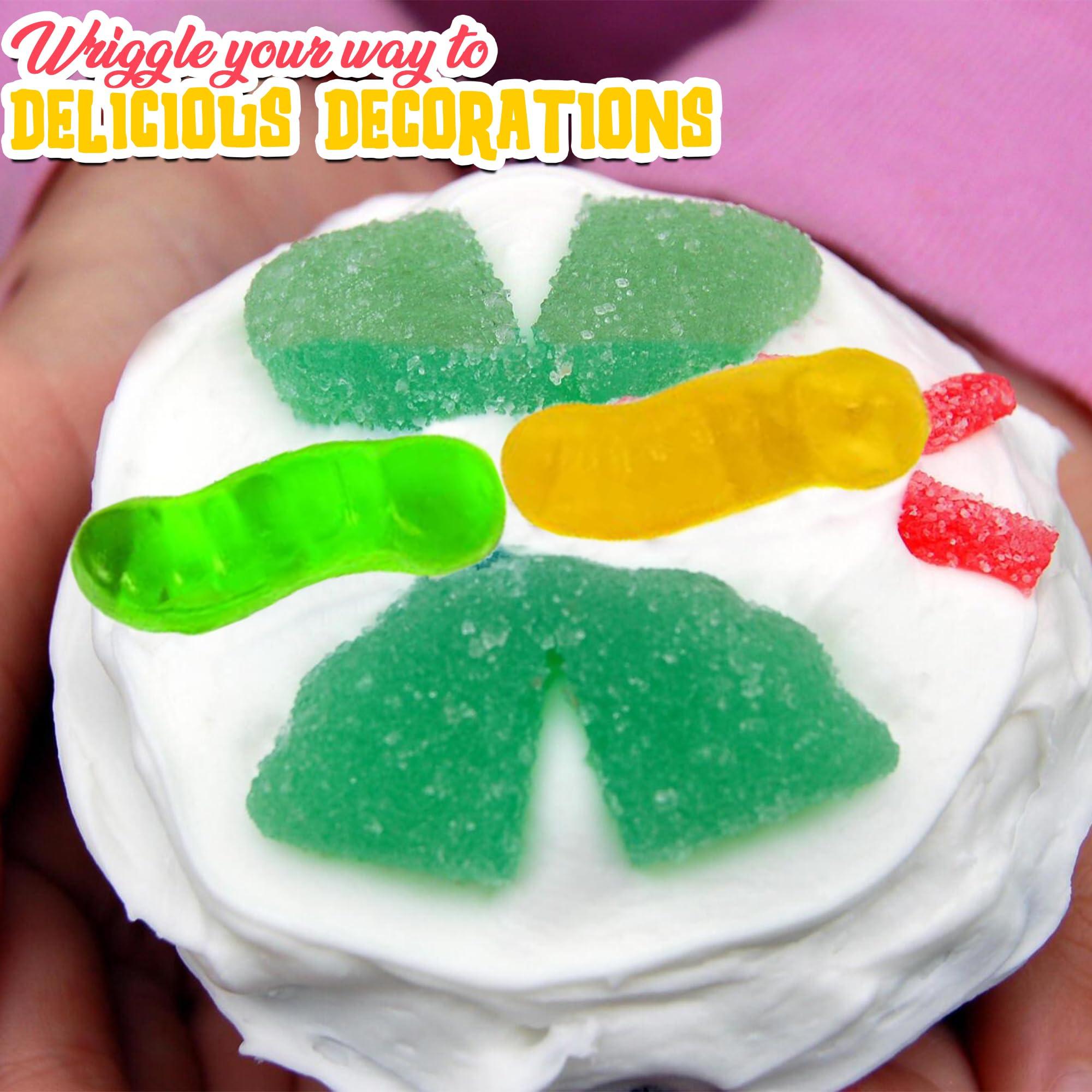 Fun Express Spring Wriggly Worms Gummy Candy – Soft & Chewy Fat-Free Edibles for Spring Parties Events & Special Occasions – Individually Wrapped – Perfect for Celebrations – 14 oz Total – 180 Pieces - Image 3