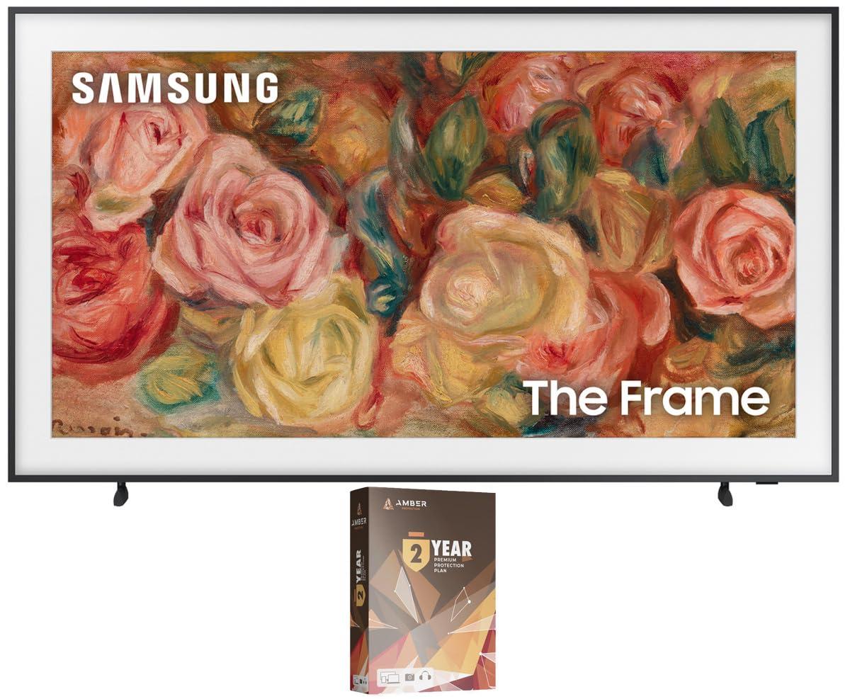 Samsung QN65LS03DAFXZA 65 Inch The Frame 4K Smart Quantum HDR TV with 2 Year Amber Protection Plan (2024)